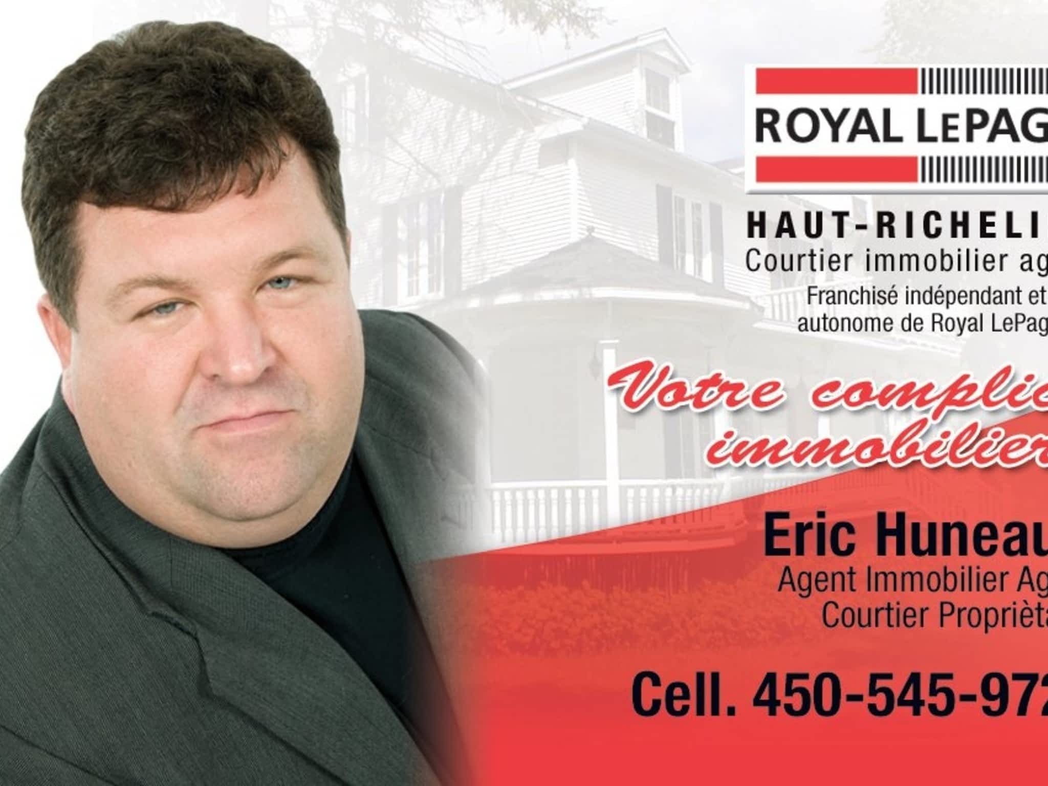 photo Éric Huneault Royal LePage Courtier Immobilier Agréé