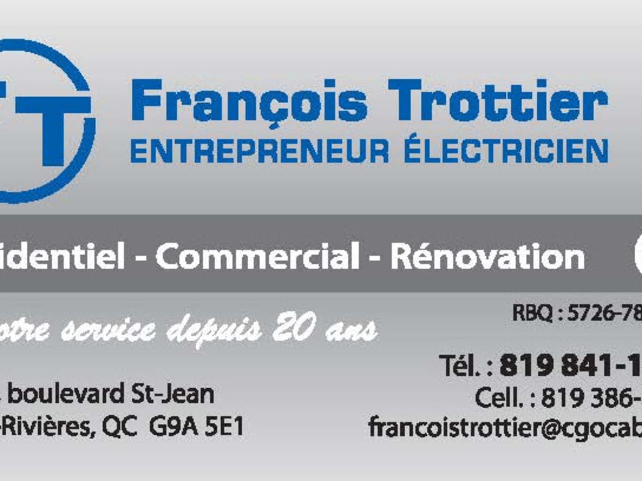 photo François Trottier Entrepreneur Électricien Inc