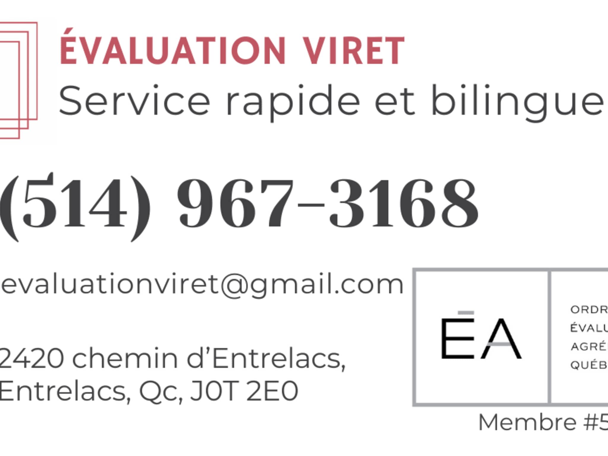 photo Évaluation Viret