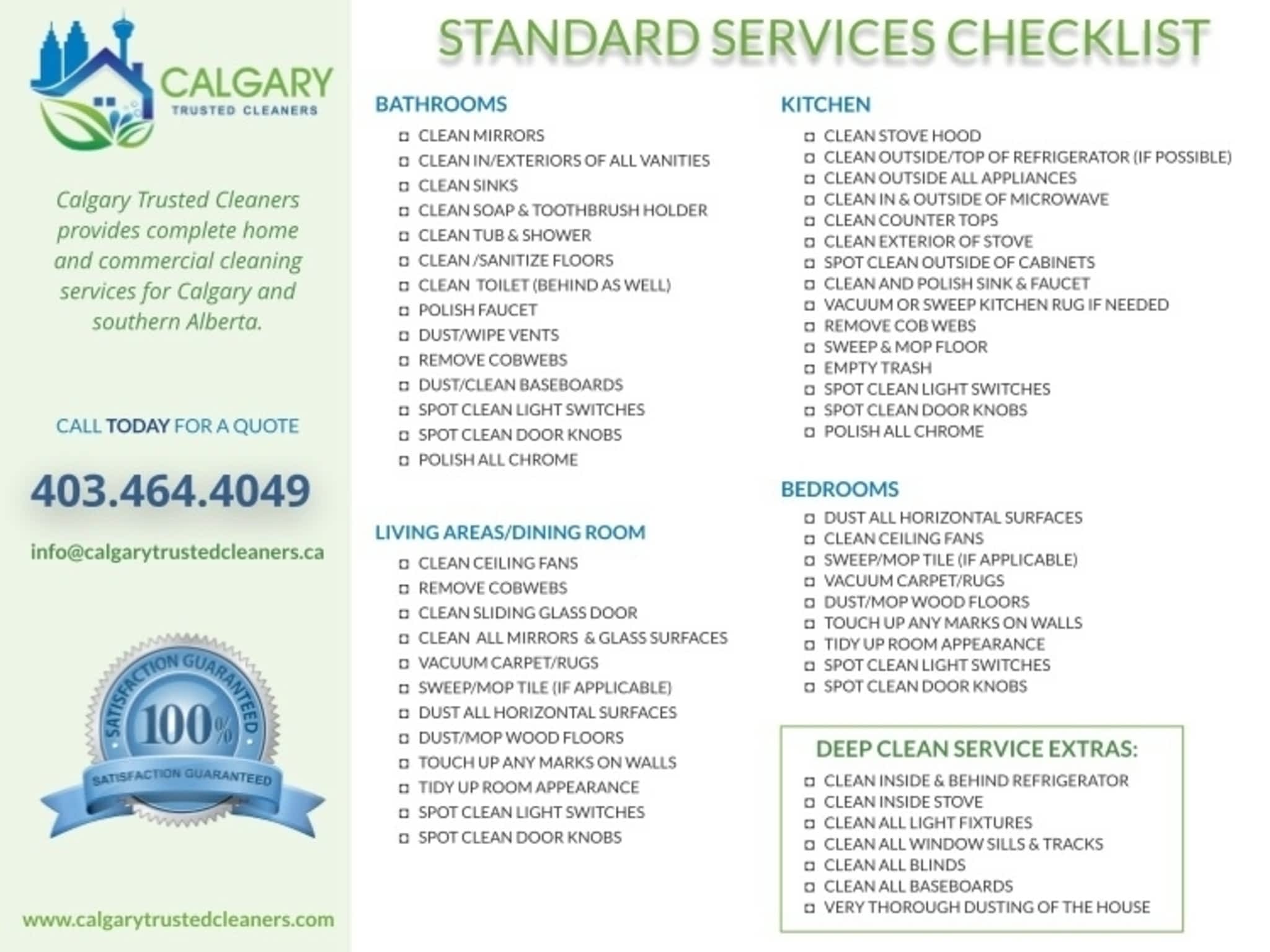 photo Calgary Trusted Cleaners