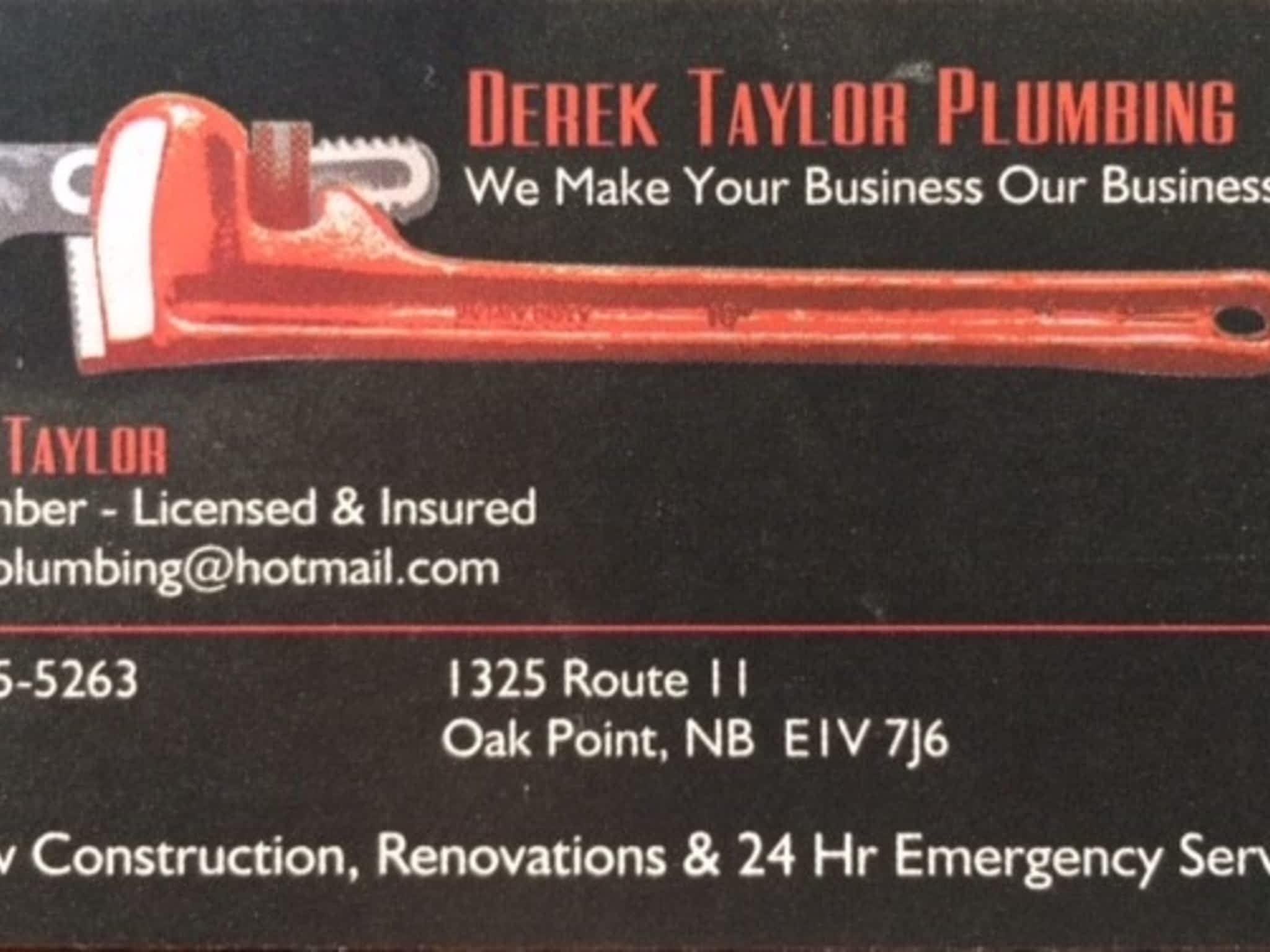 photo Derek Taylor Plumbing