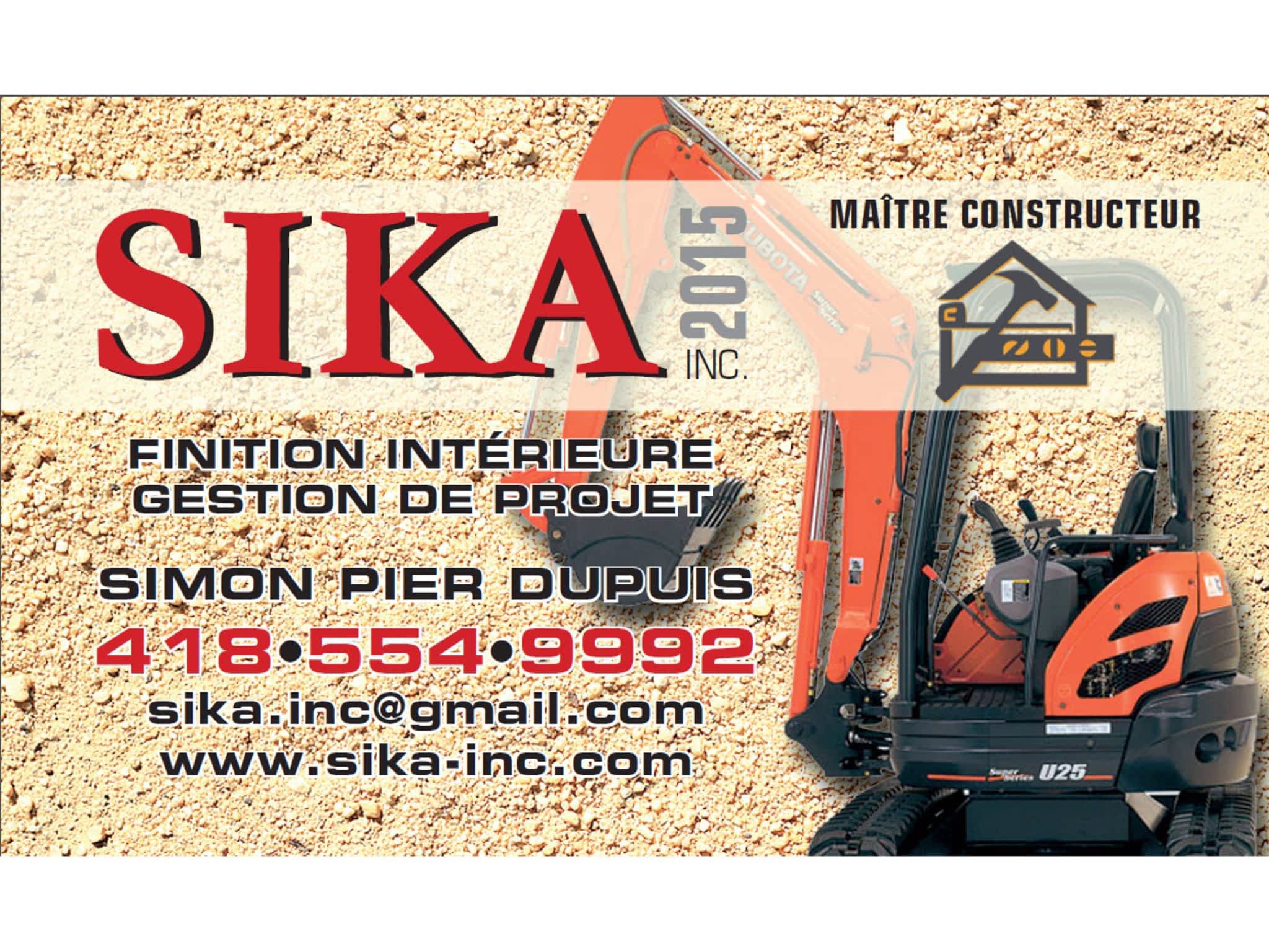photo Maître Constructeur Sika Inc