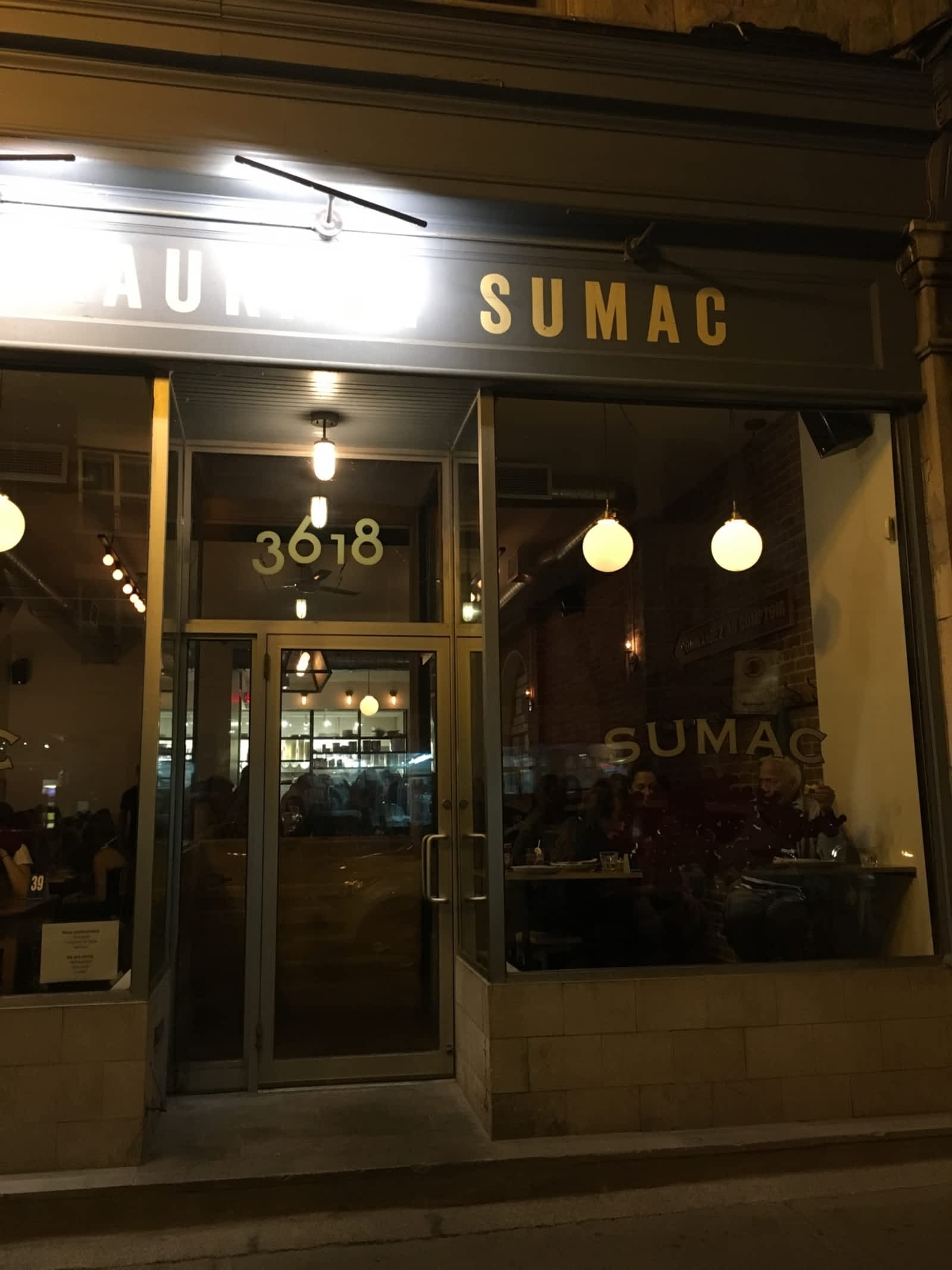 Restaurant Sumac Menu, Hours & Prices 3618, rue NotreDame O
