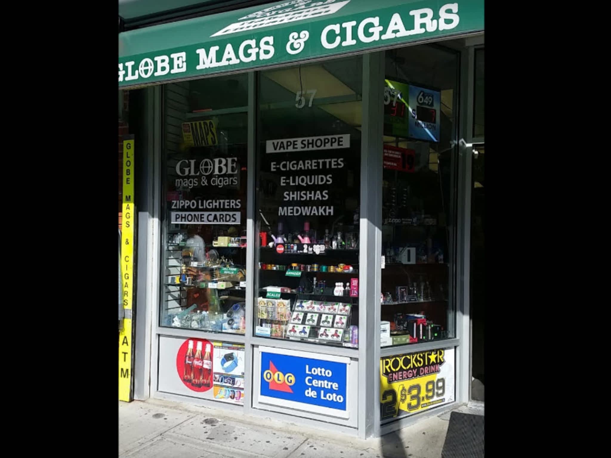 photo Globe Mags & Cigars