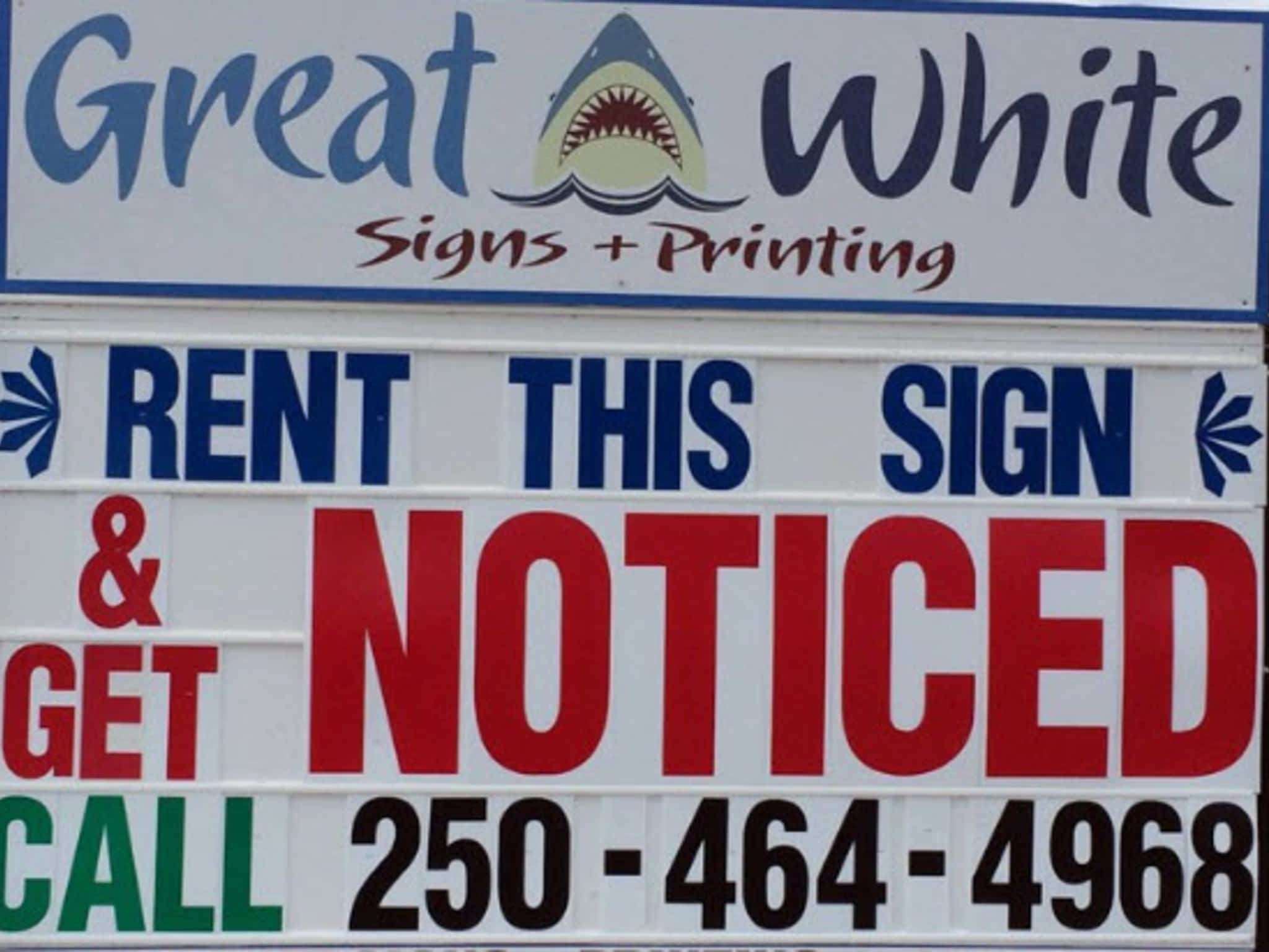 photo Great White Signs & Printing