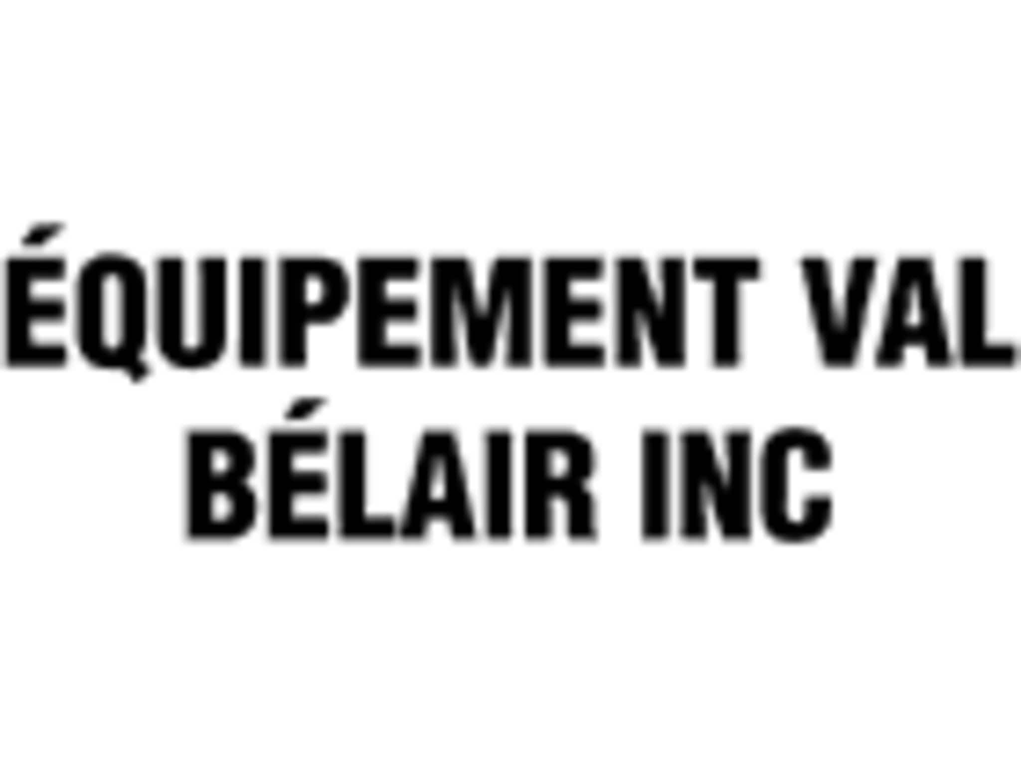 photo Équipement Val-Bélair Inc