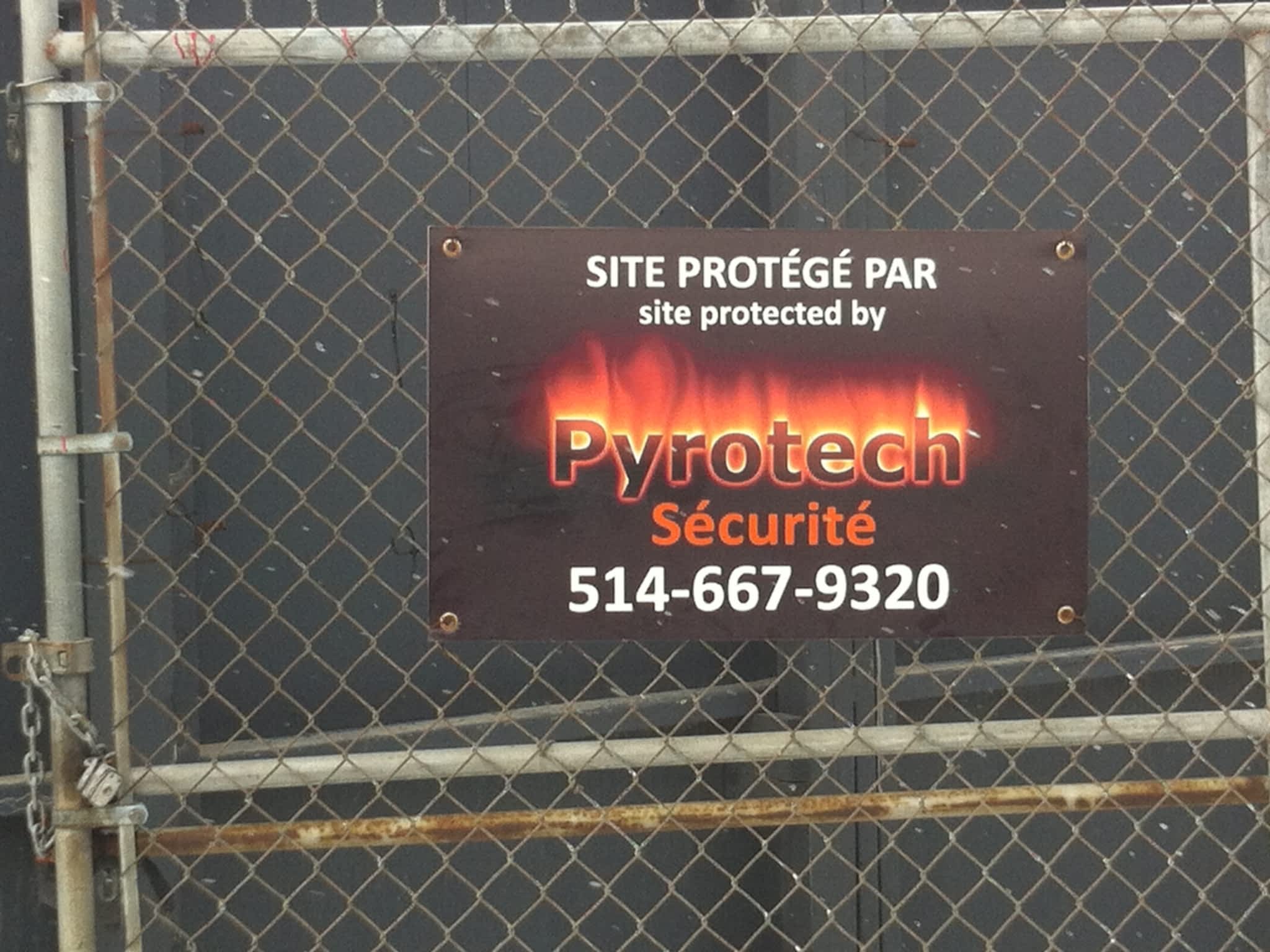photo Pyrotech Securite