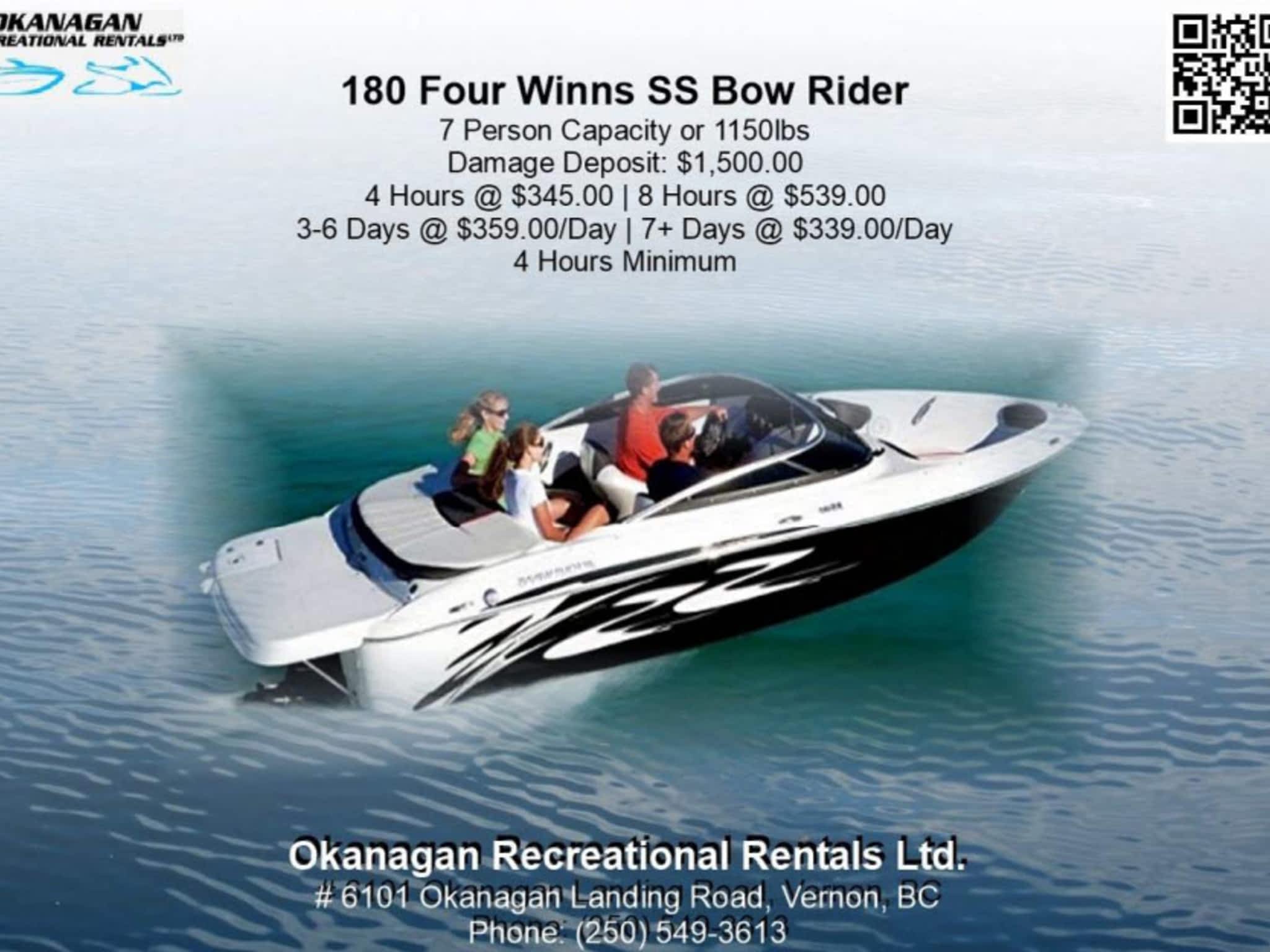 photo Okanagan Recreational Rentals Ltd