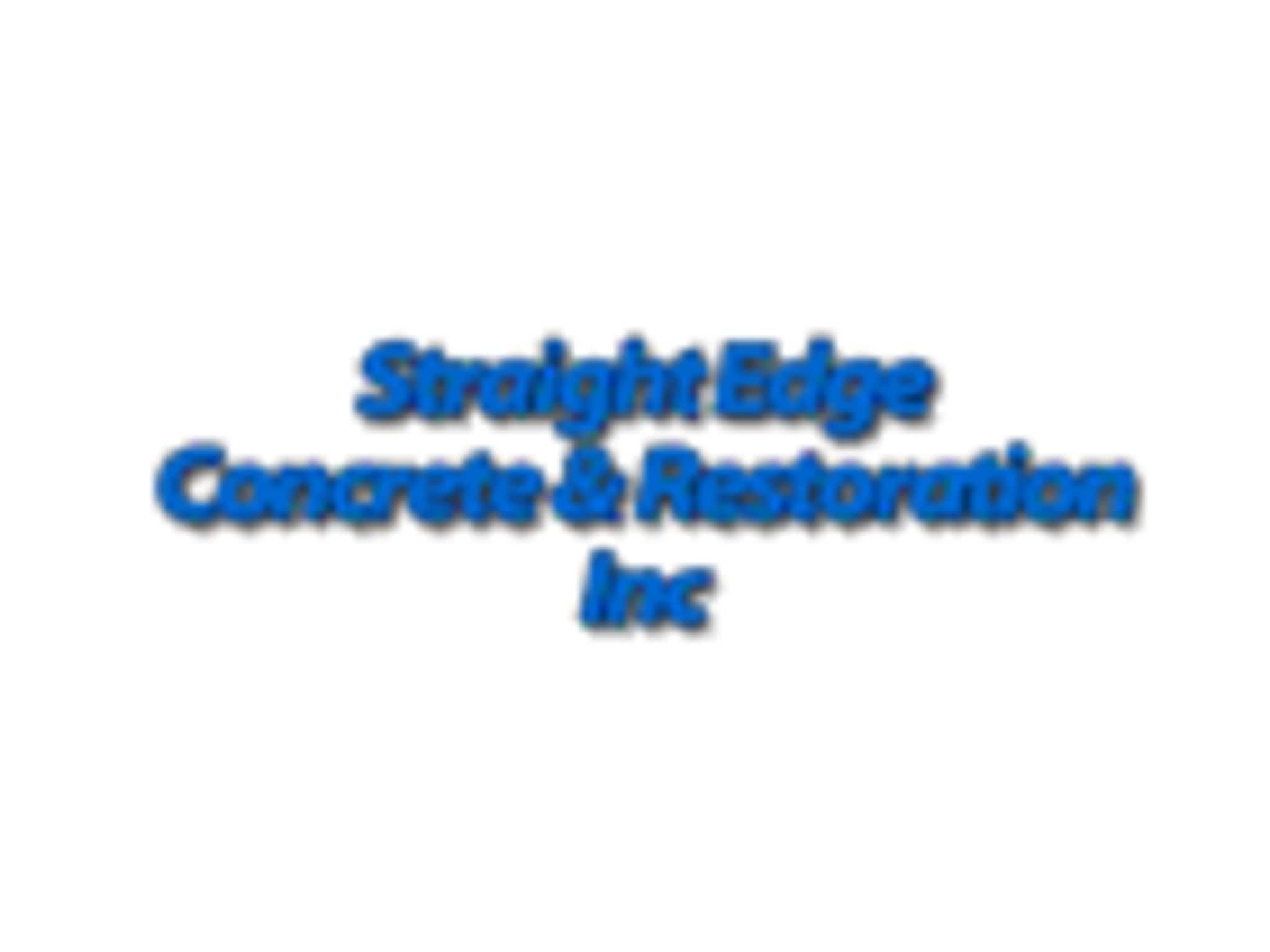 photo Straight Edge Concrete and Restoration Inc