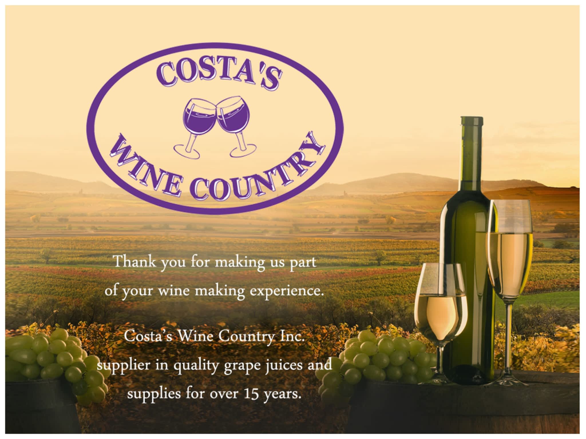 photo Costa Wine Country