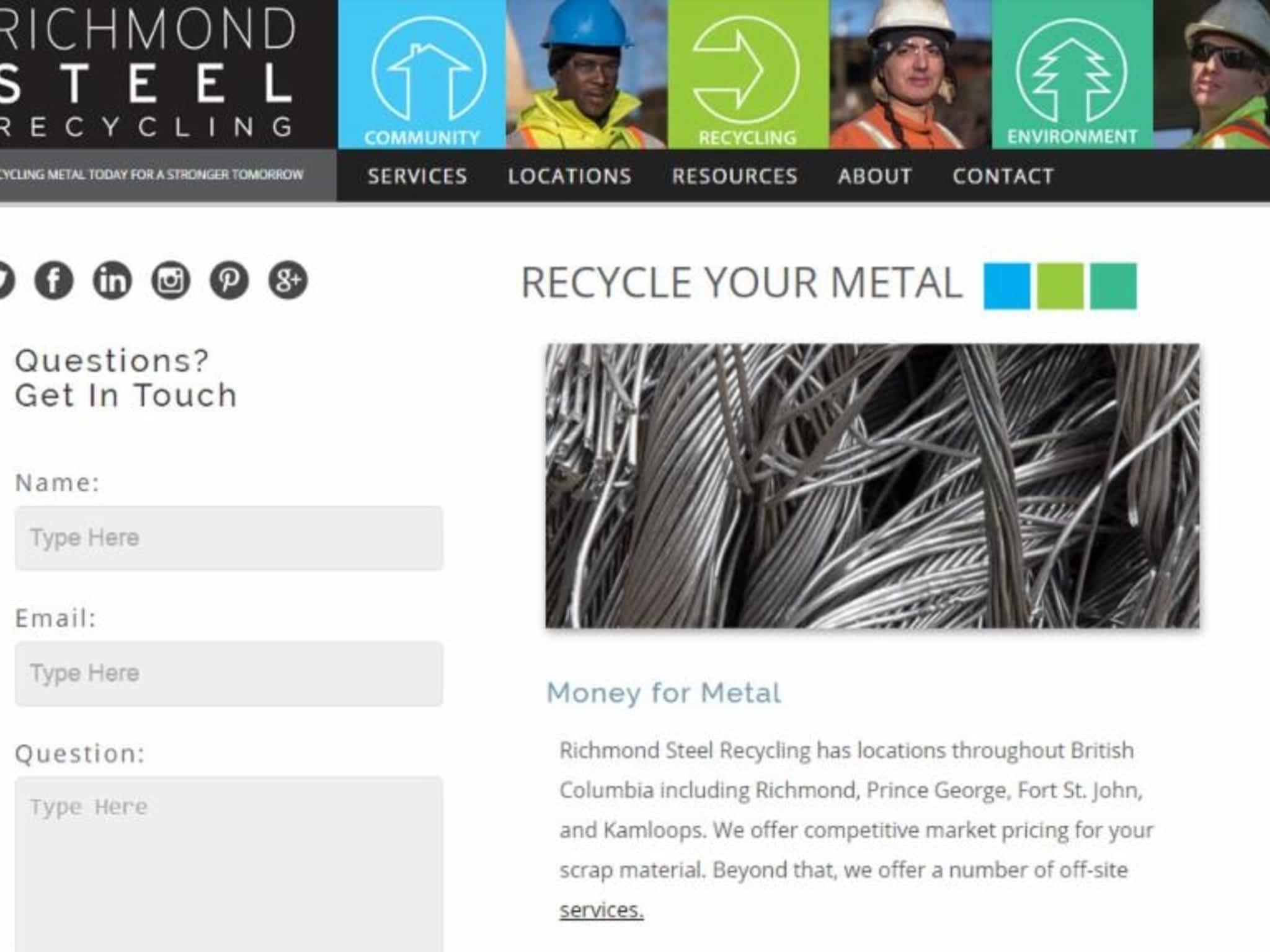 photo Richmond Steel Recycling Ltd