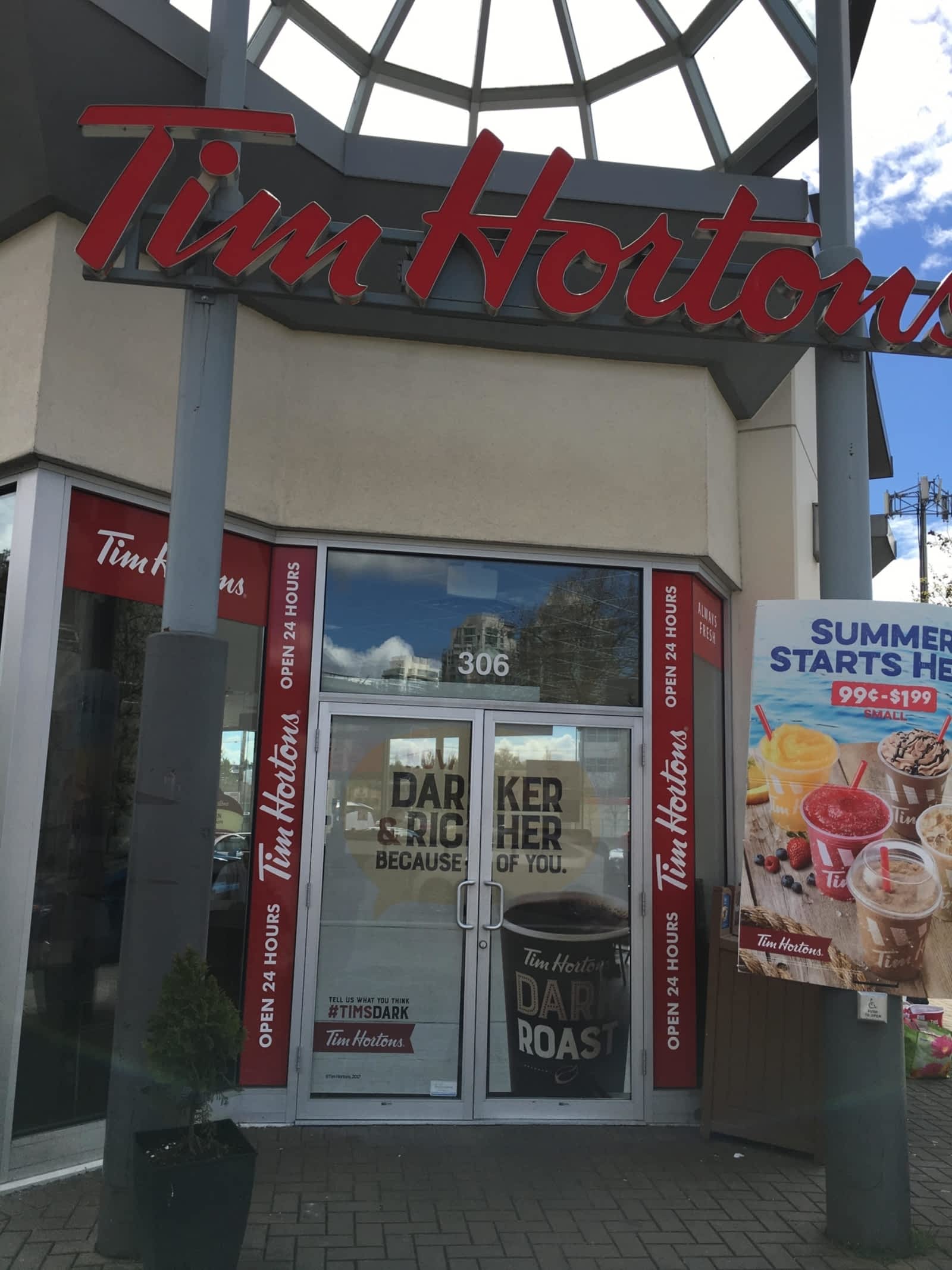 Tim Hortons Menu, Hours & Prices 306 Terminal Ave, Vancouver, BC