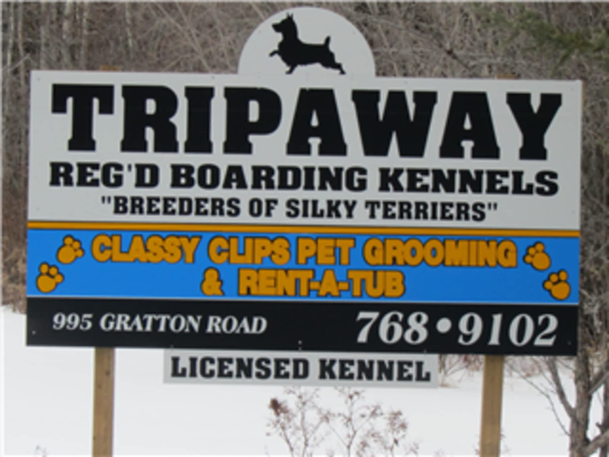 Tripaway Reg'd Boarding Kennels Thunder Bay, ON 995 Gratton Rd