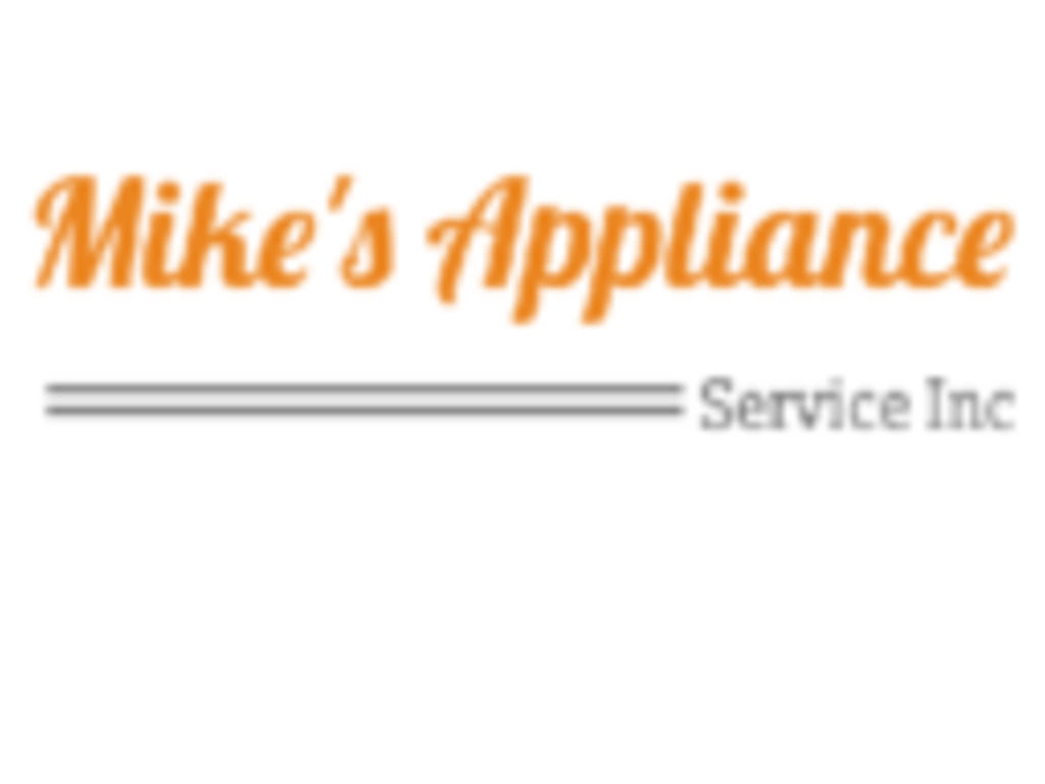 Mike's Appliance Service Inc. Canpages
