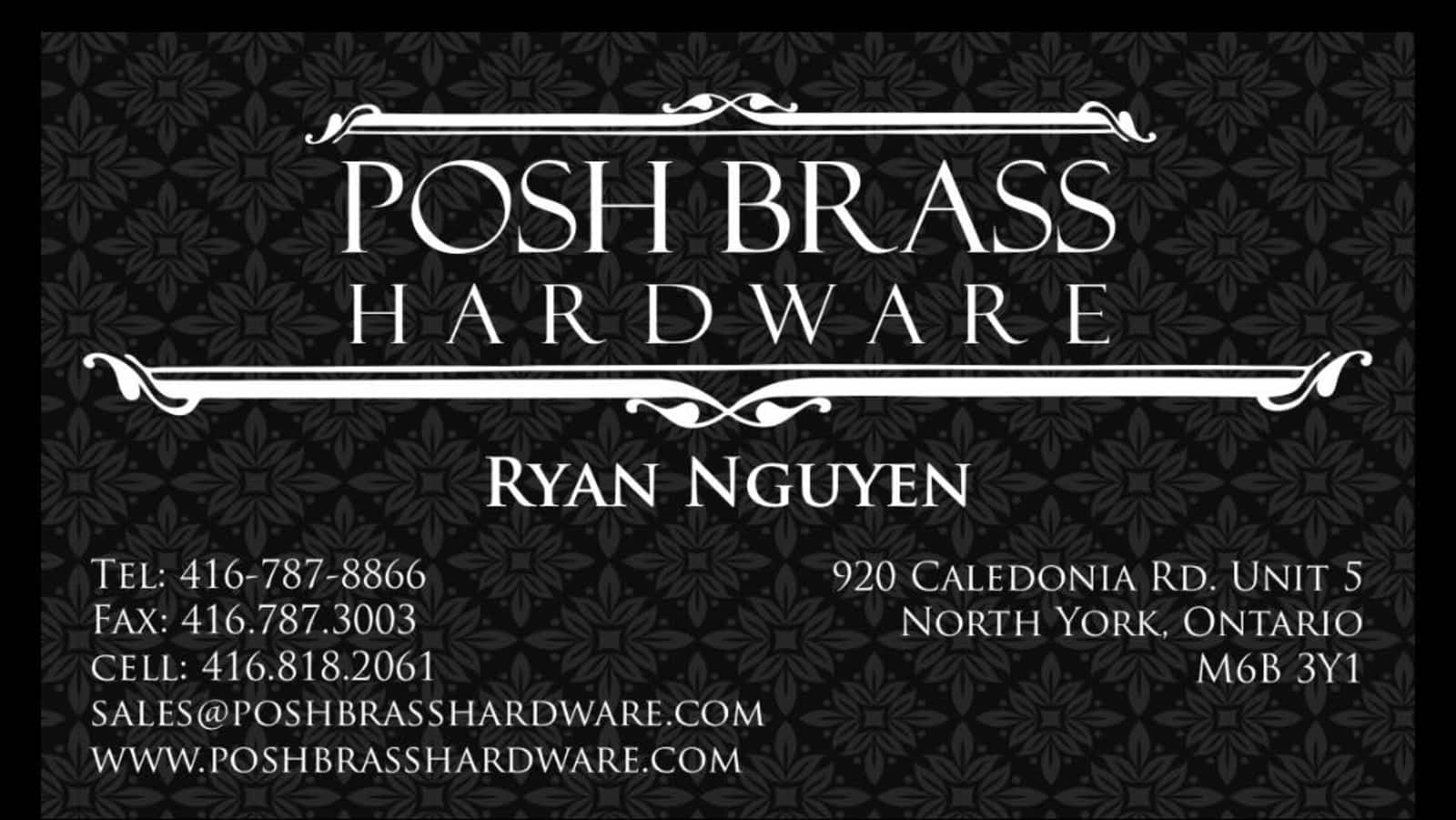 Posh Brass Decorative Door Hardware Opening Hours 5 920