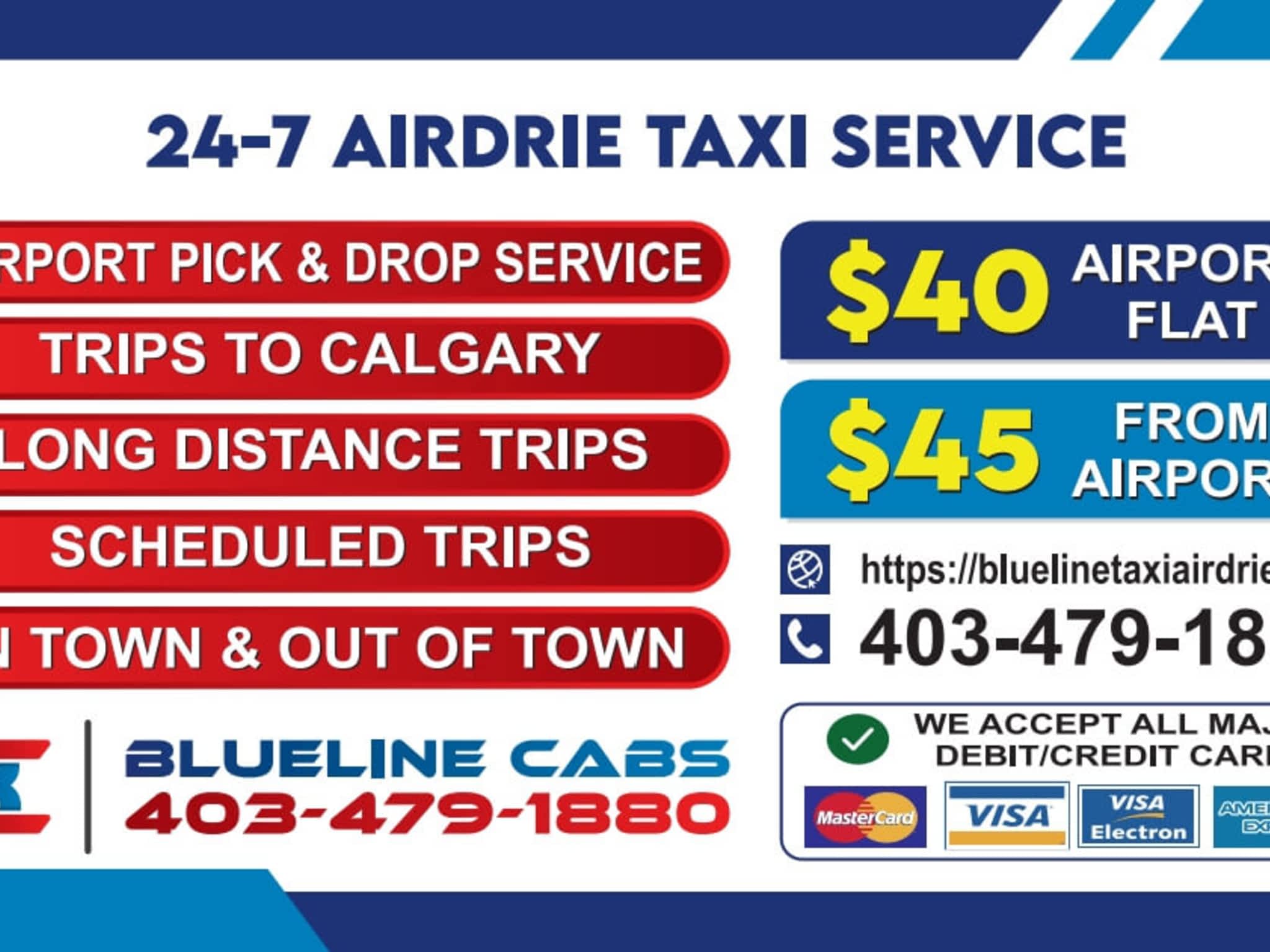 photo Blueline Airdrie Taxi Cabs