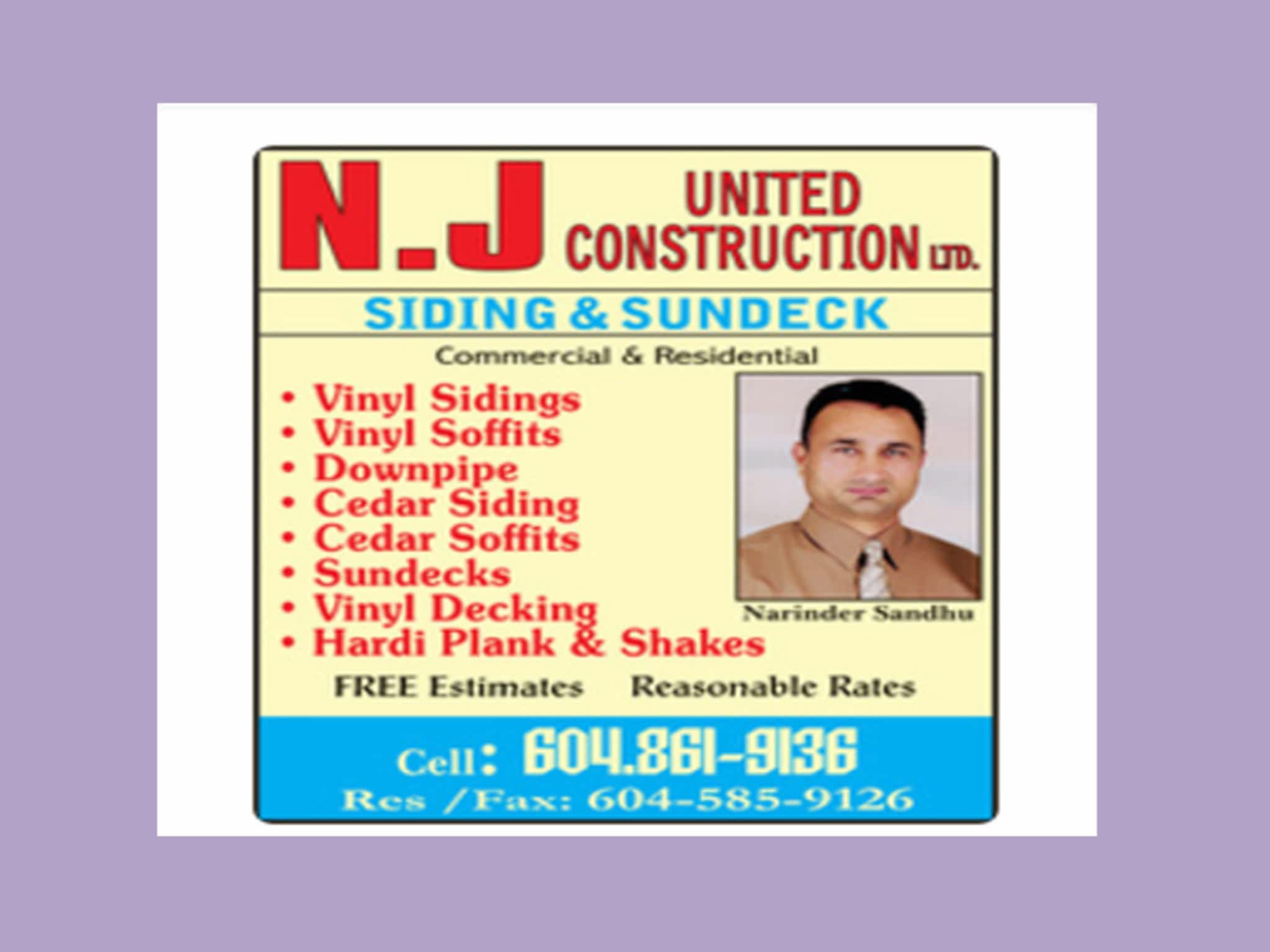 photo NJ United Construction Ltd