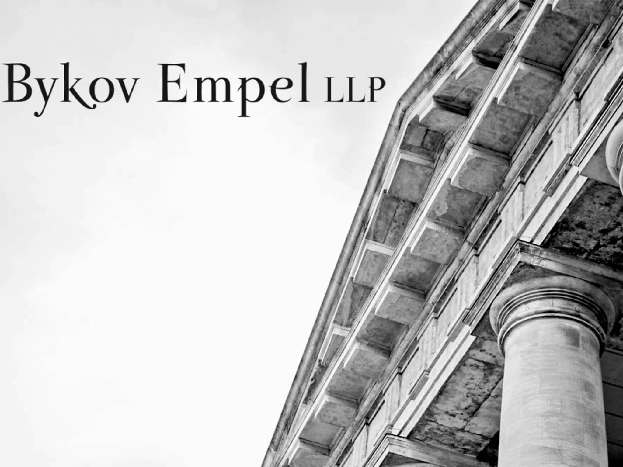 photo Bykov Empel Law Professional Corporation Barristers & Solicitors Notary Public