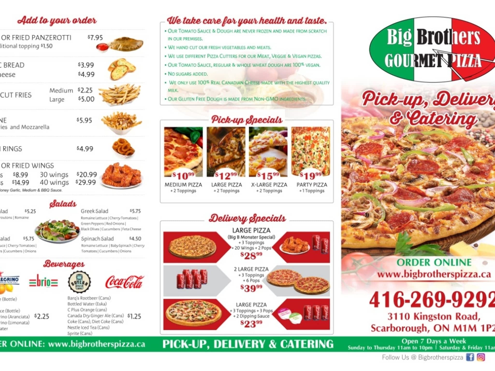 photo Big Brothers Gourmet Pizza
