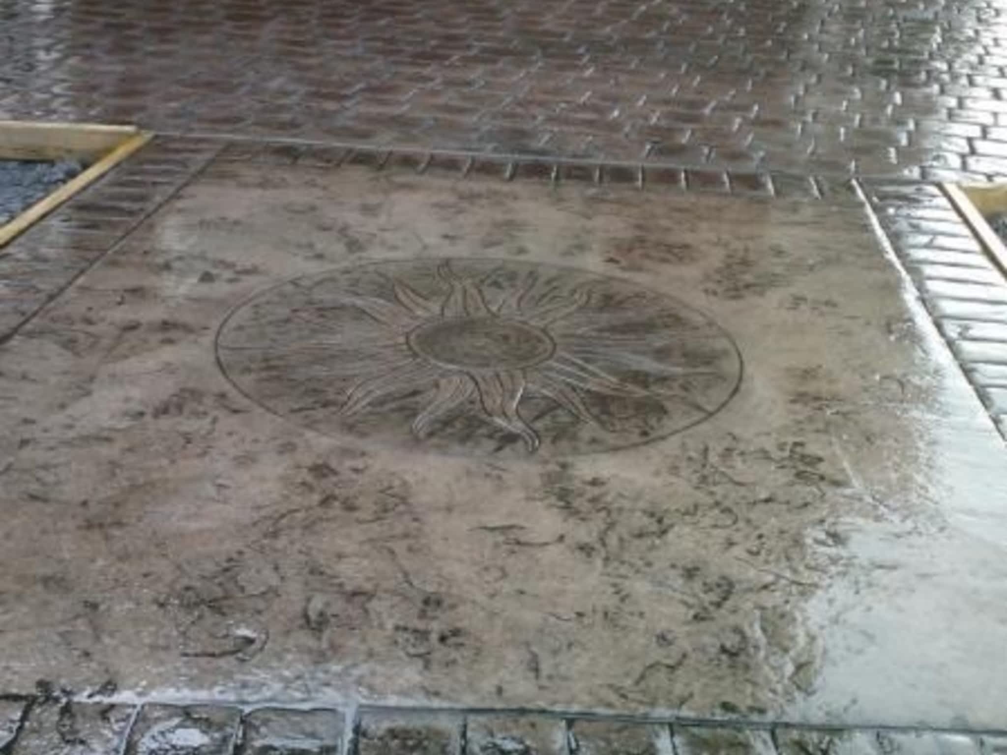 photo Crossroad Stamped Concrete