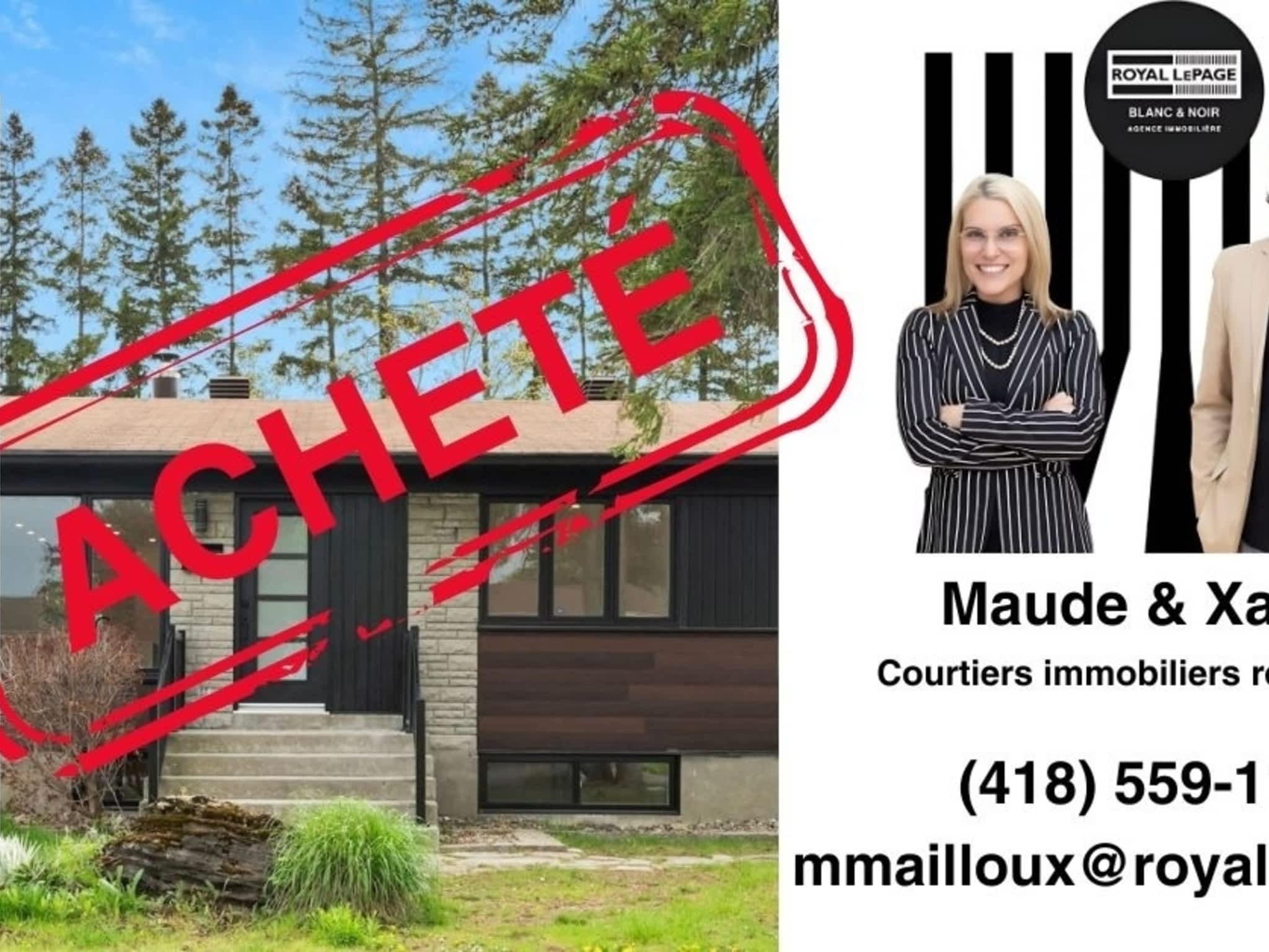 photo Maude Mailloux-Savard Courtier Immobilier Inc.