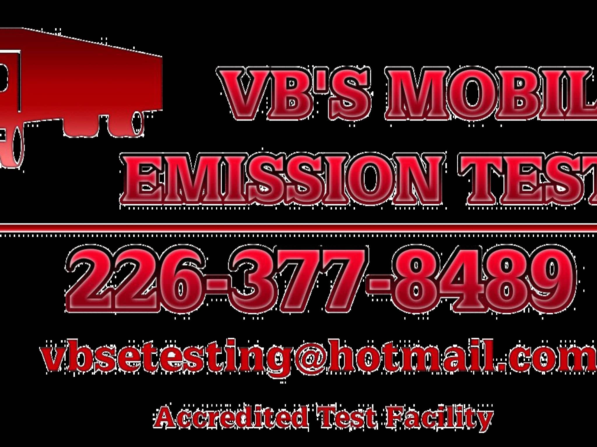 photo VB'S Mobile Emission Testing