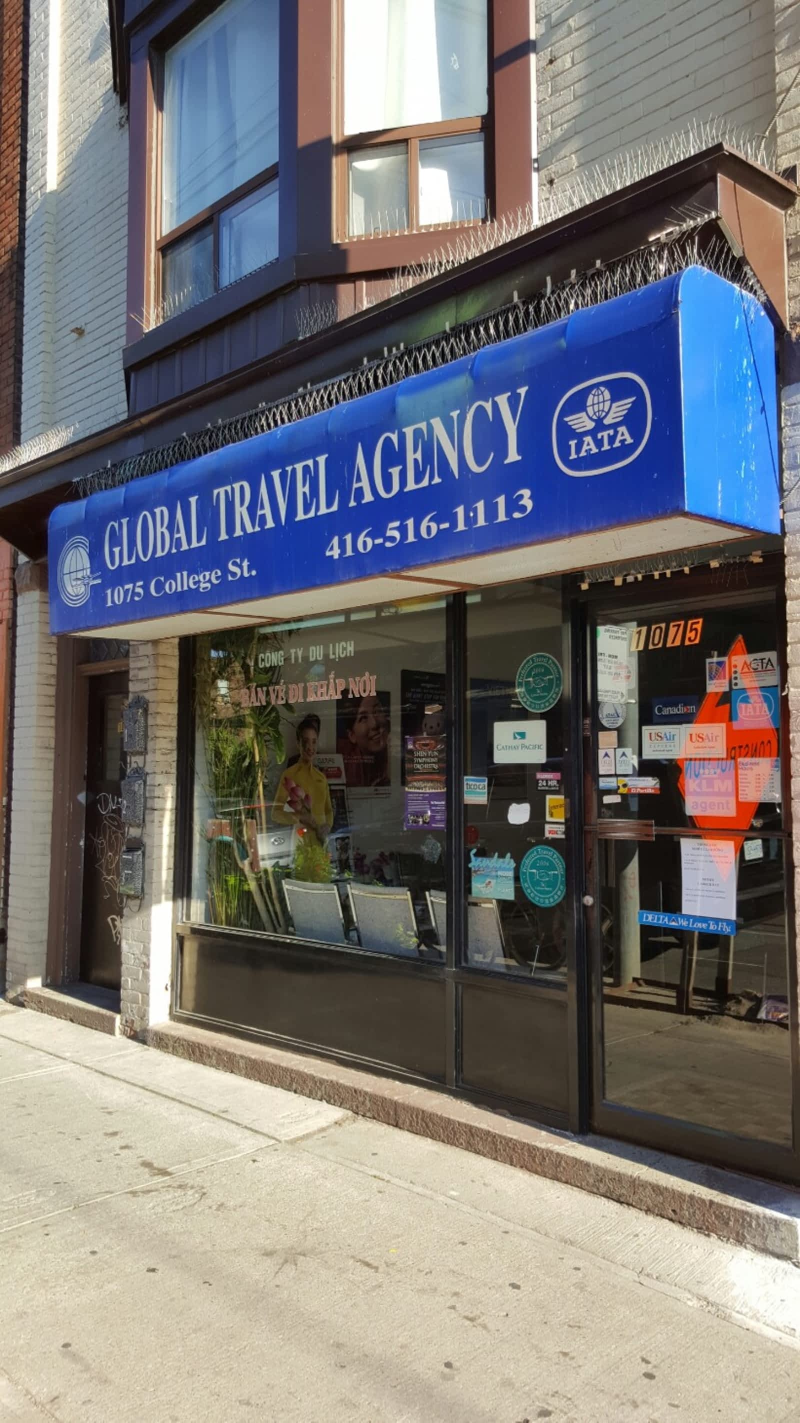 global travel agency contact details