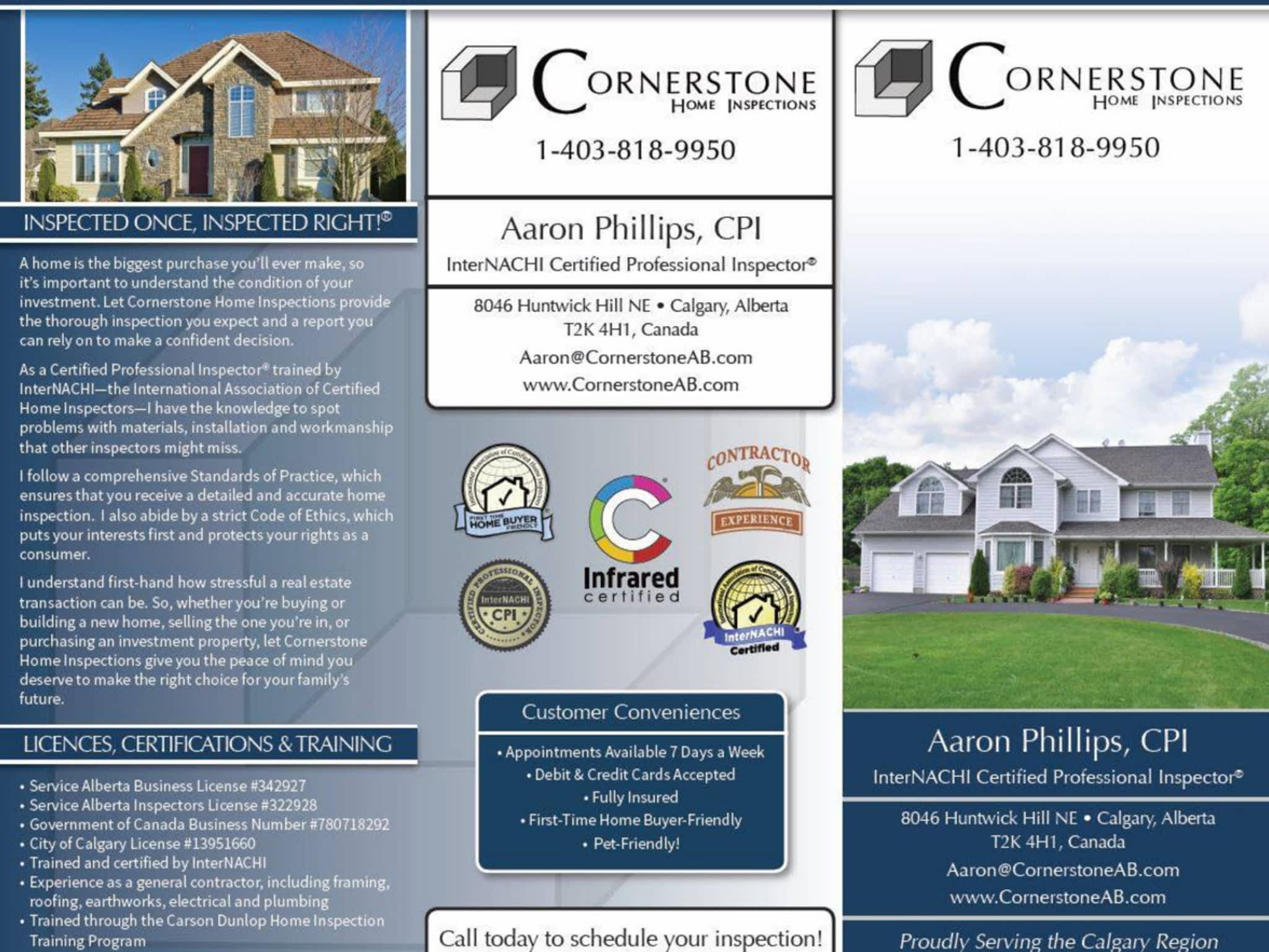photo Cornerstone Home Inspections