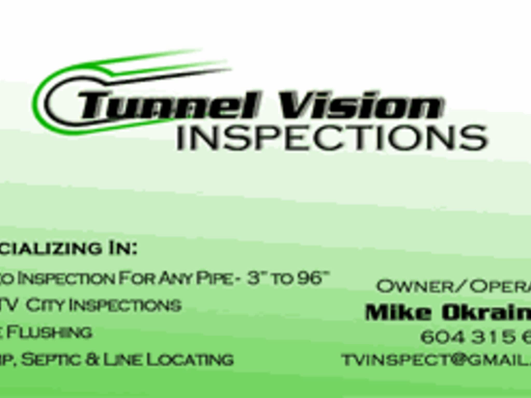 photo Tunnel Vision Services
