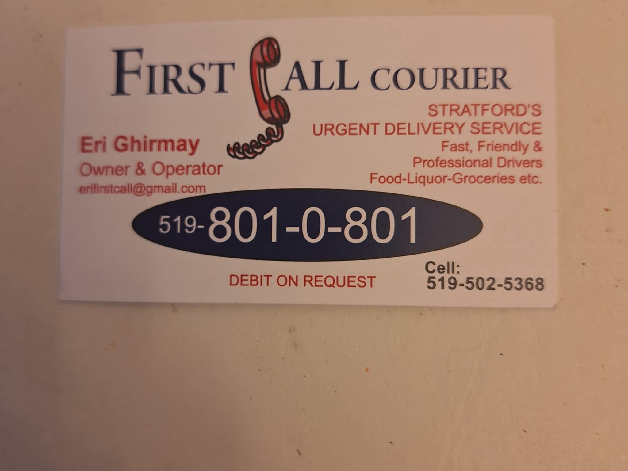 photo First Call Courier