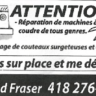 Roland Fraser - Magasins de machines à coudre et service