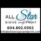 All Star Signs And Print - Imprimeurs