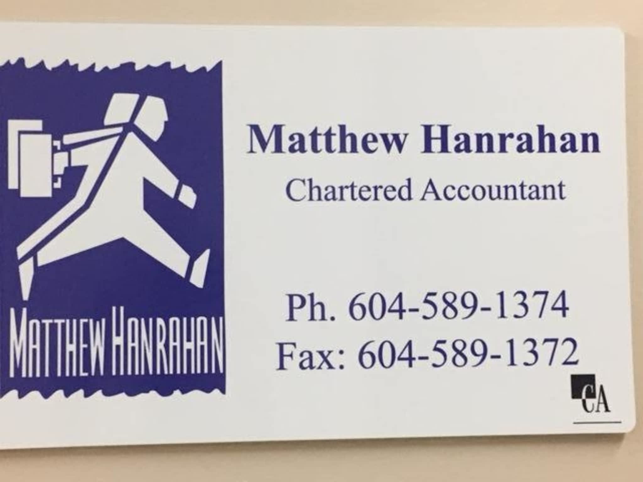 photo Matthew Hanrahan Chartered Accountant