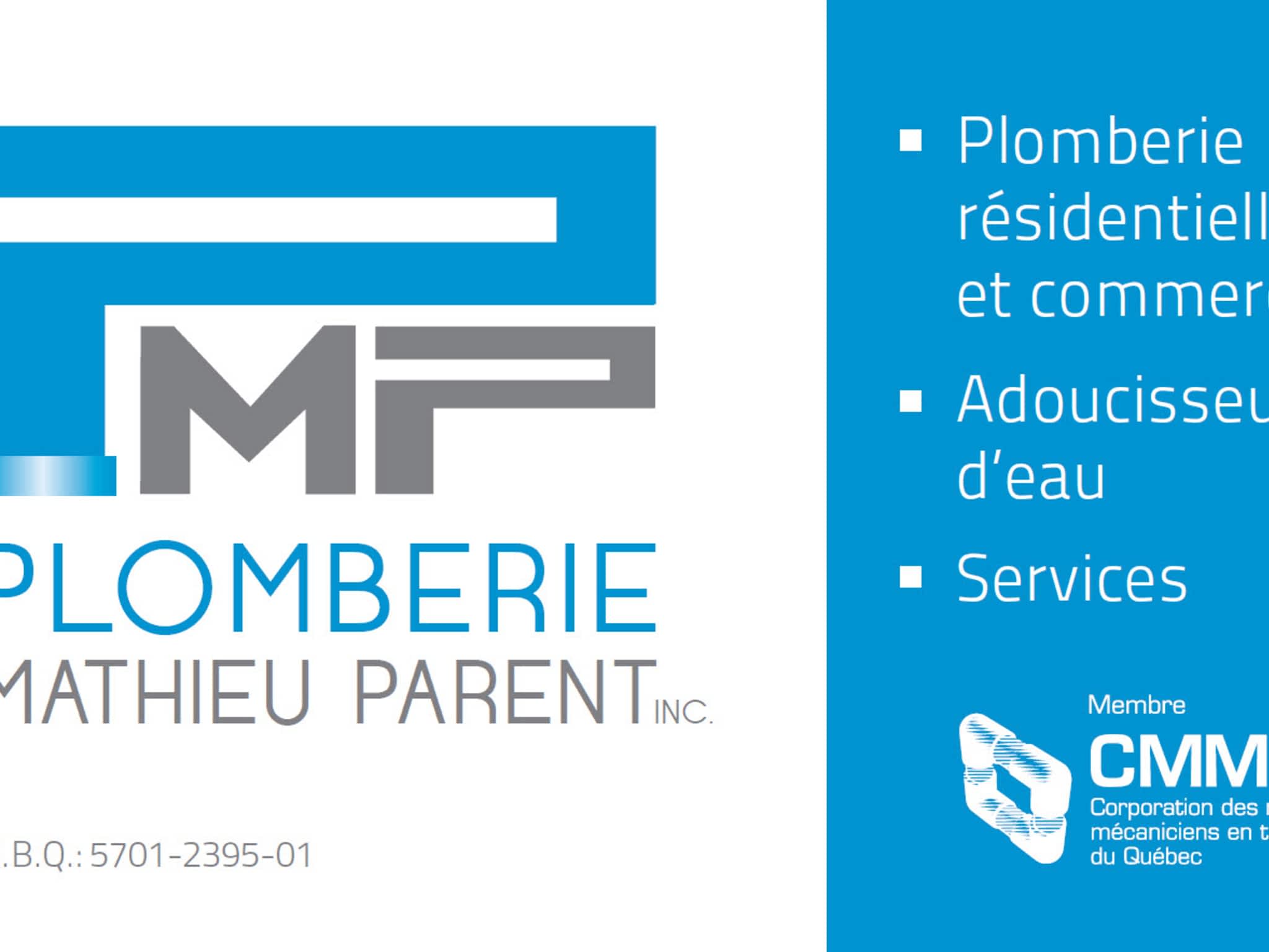 photo Plomberie Mathieu Parent Inc