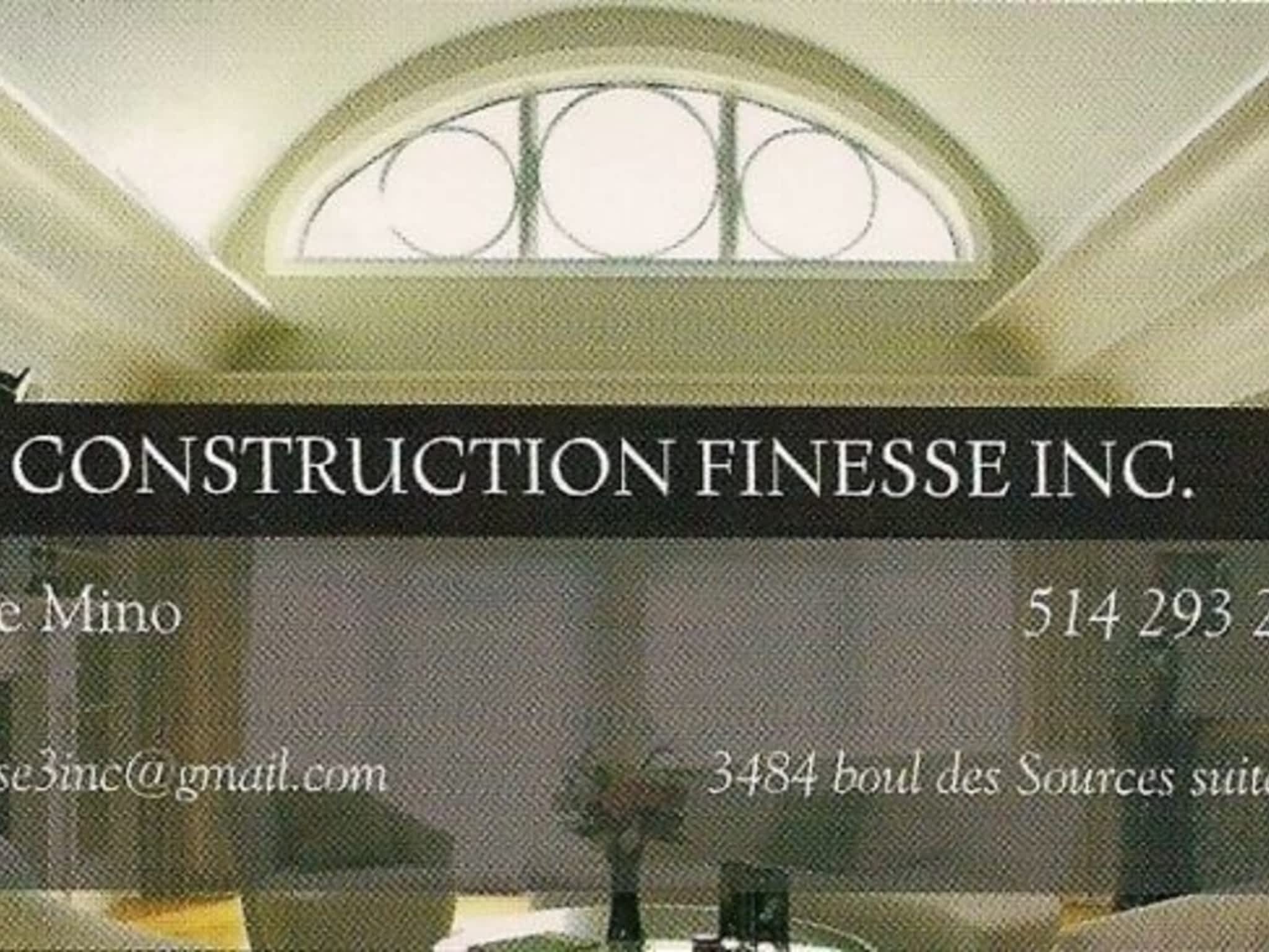 photo Construction Finesse Inc