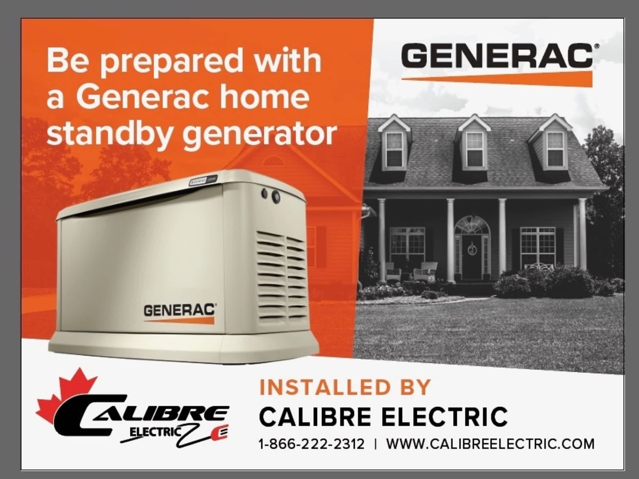photo Calibre Electric | Generac Generators