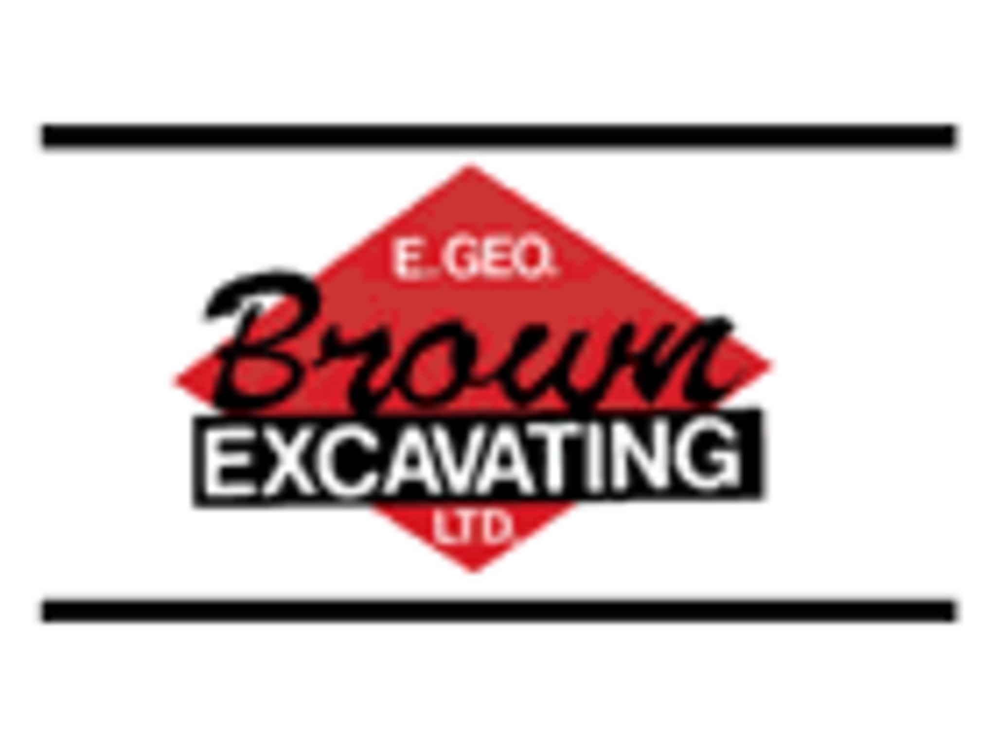 photo Brown E Geo Excavating (1992) Ltd