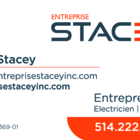 Entreprise Stacey Inc - Électriciens