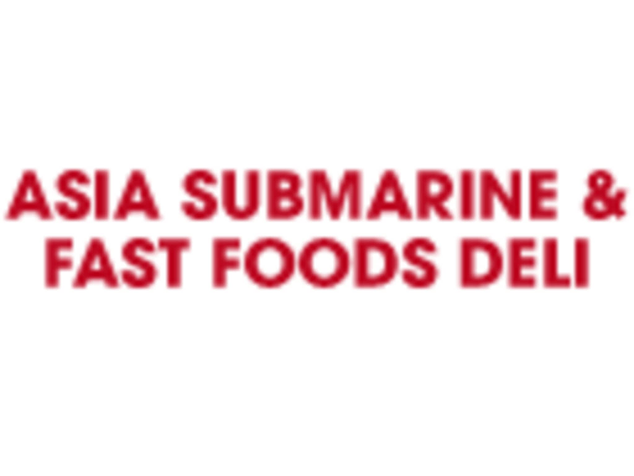 photo Asia Submarine Fast Foods Deli