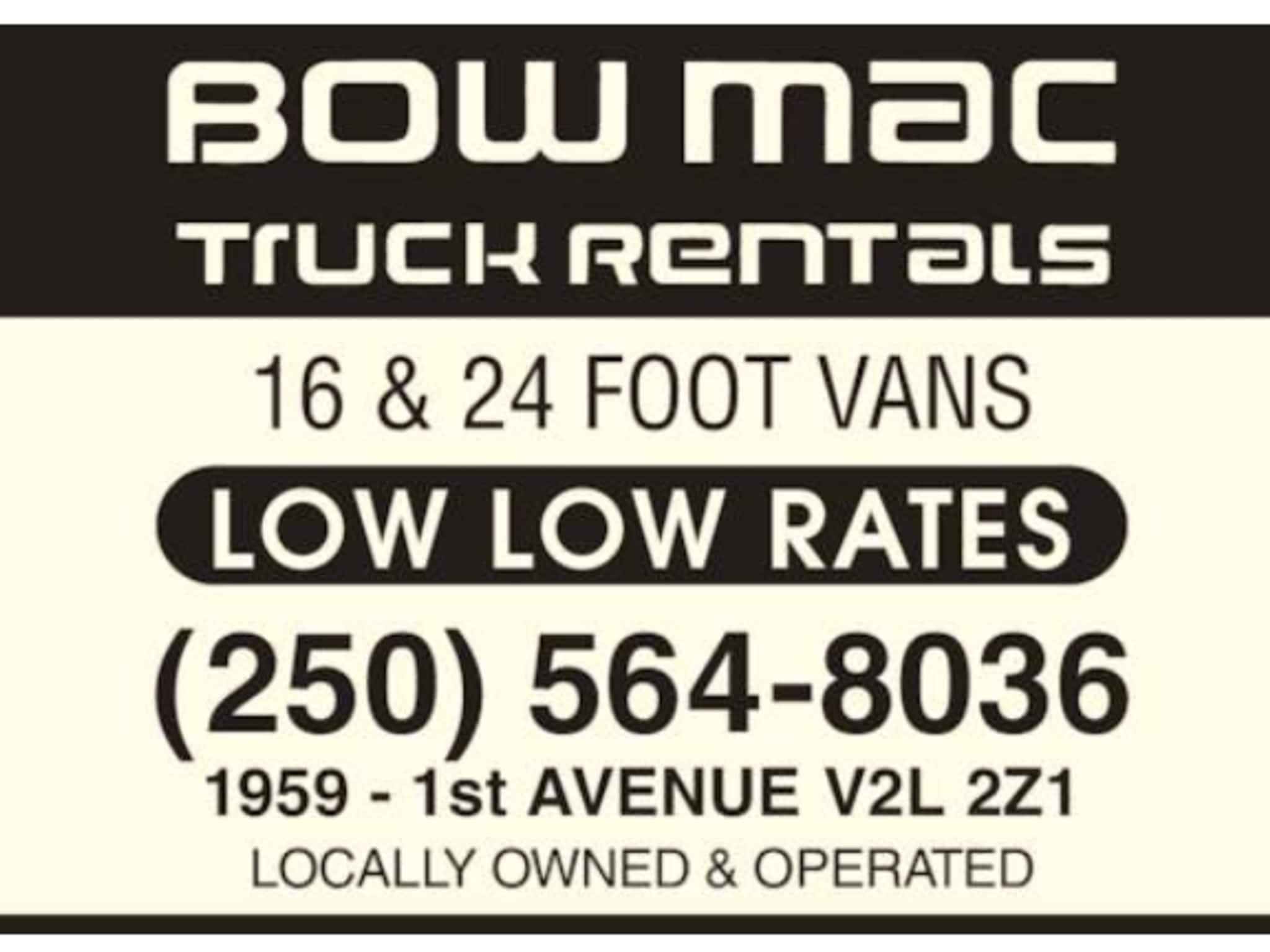 photo Bow Mac Truck Rentals