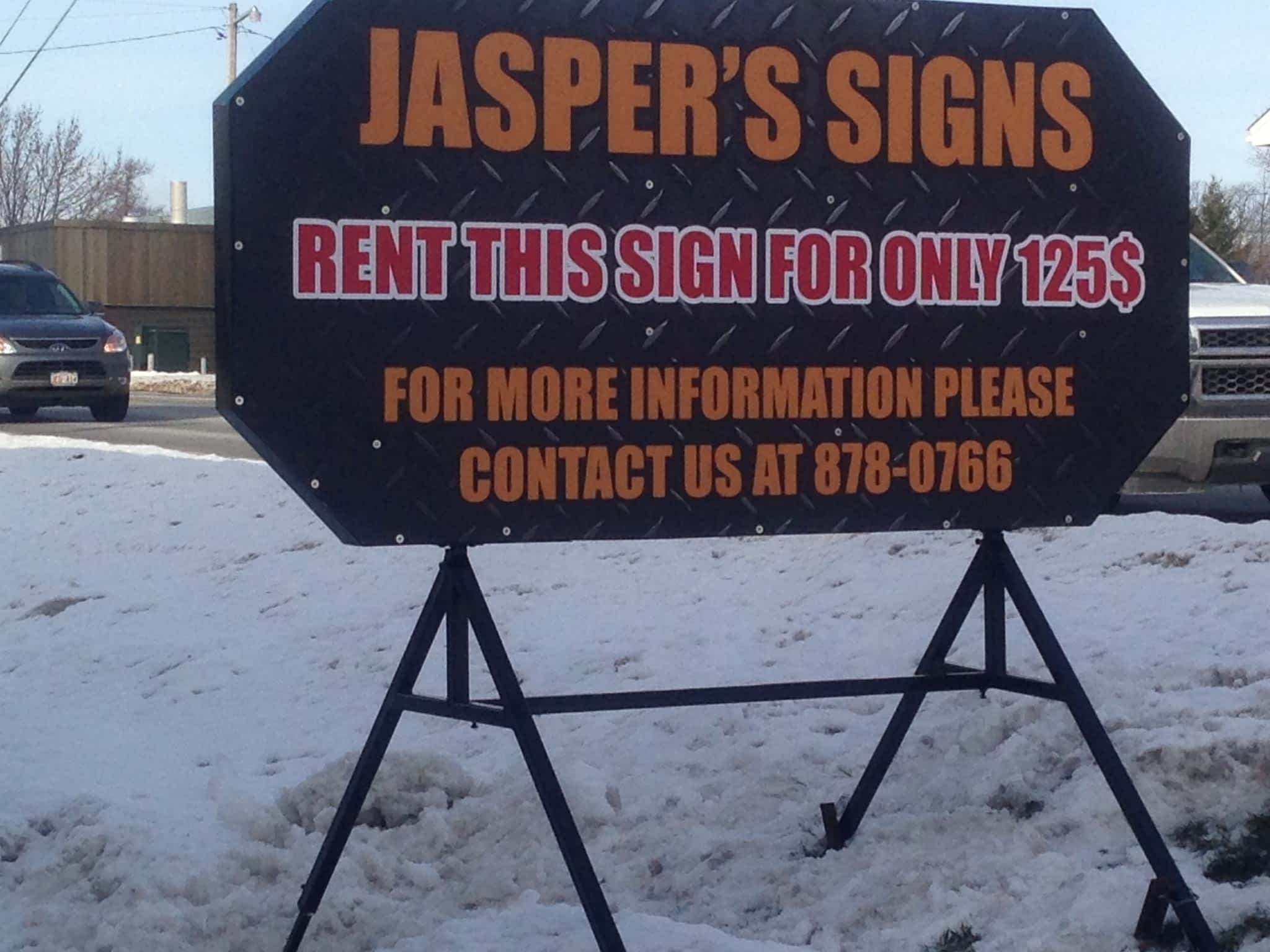 photo Jasper's Signs rental