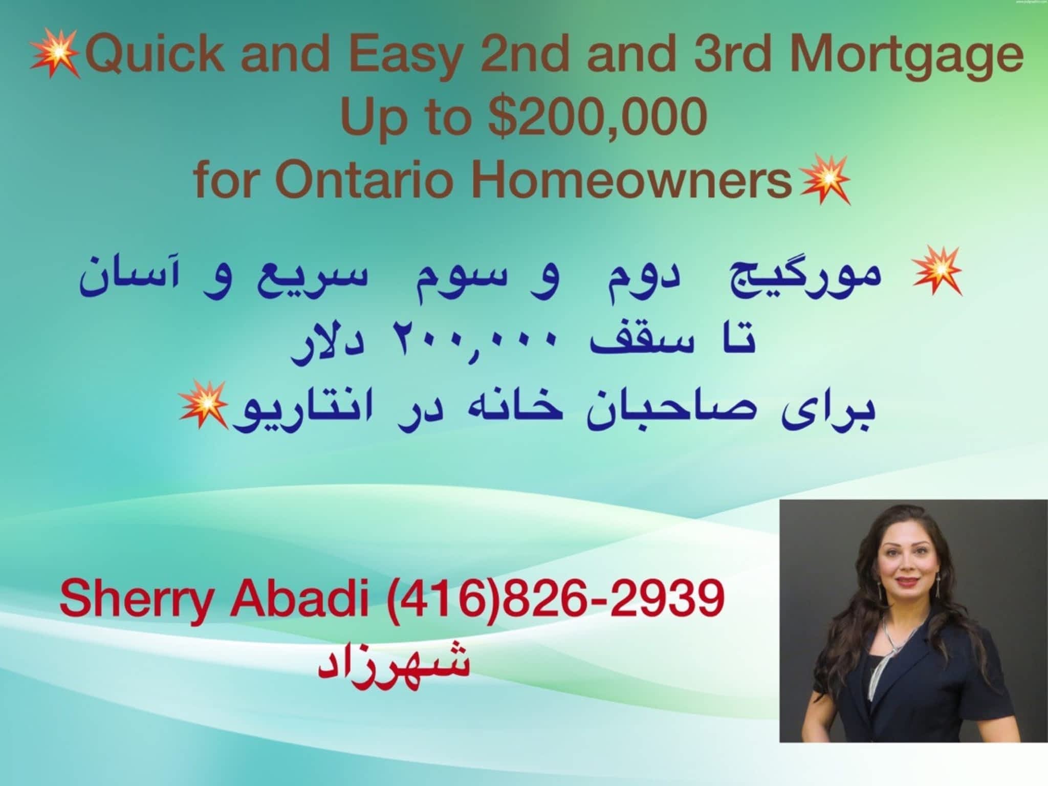 photo Sherry Abadi (Shahrzad Hosseinabadi) Loan for Ontario Homeowners