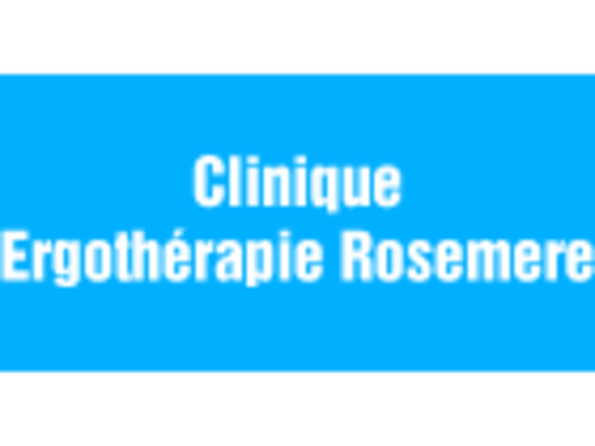 photo Clinique Ergothérapie Rosemère