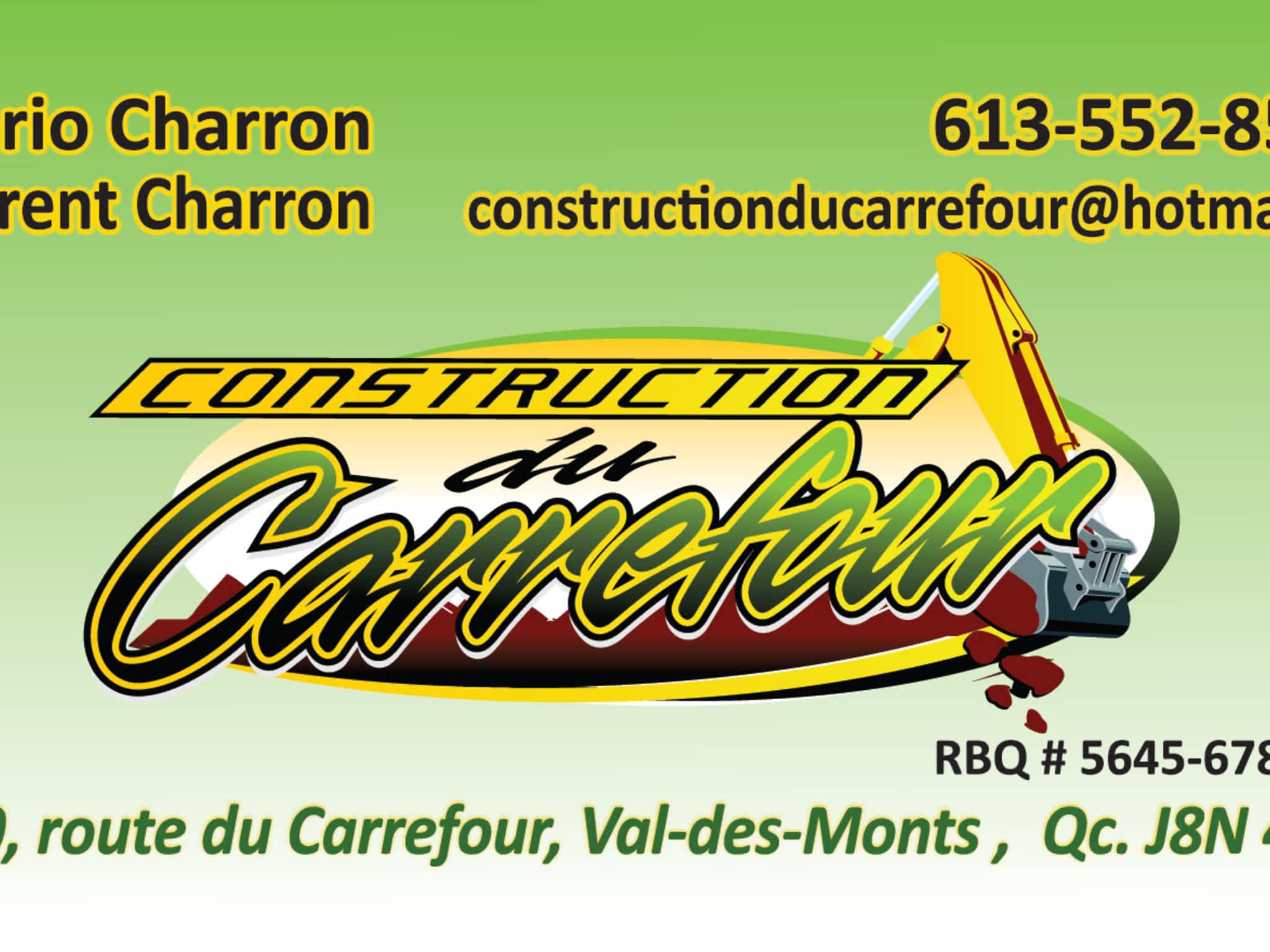 photo Construction du Carrefour