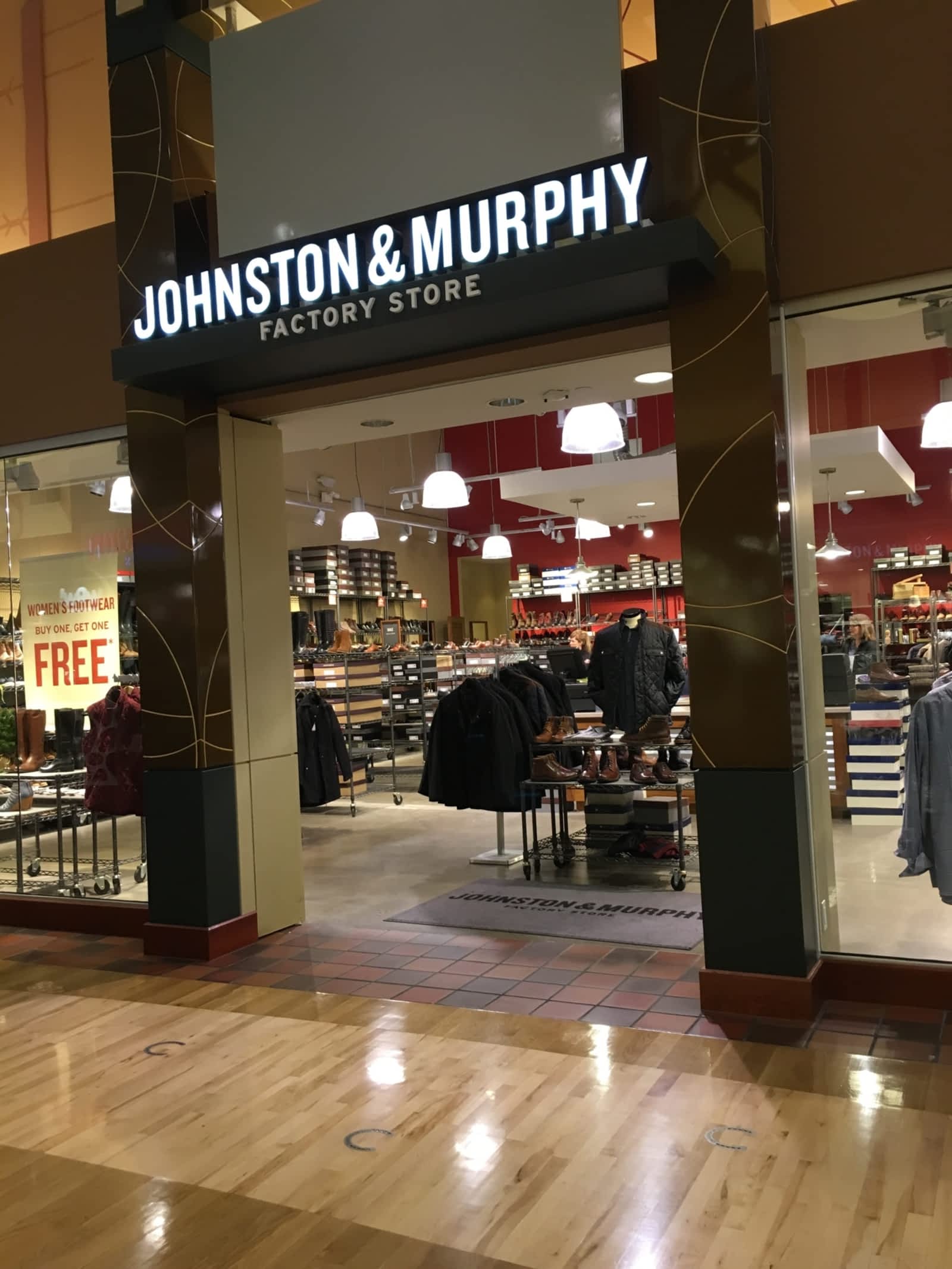 johnston and murphy factory store