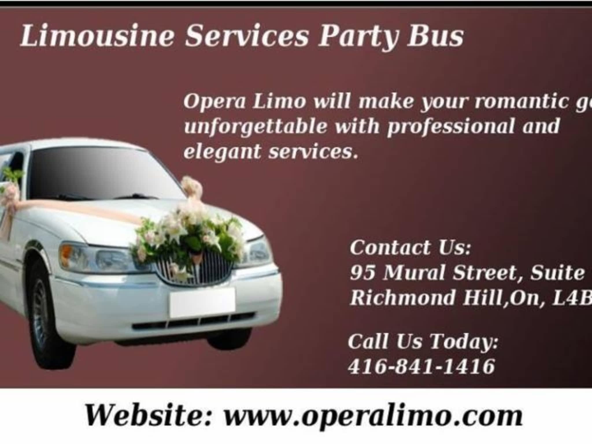 photo Opera Limousine & Charter Buses