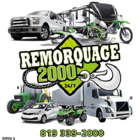 Remorquage 2000 Enr - Remorquage de véhicules