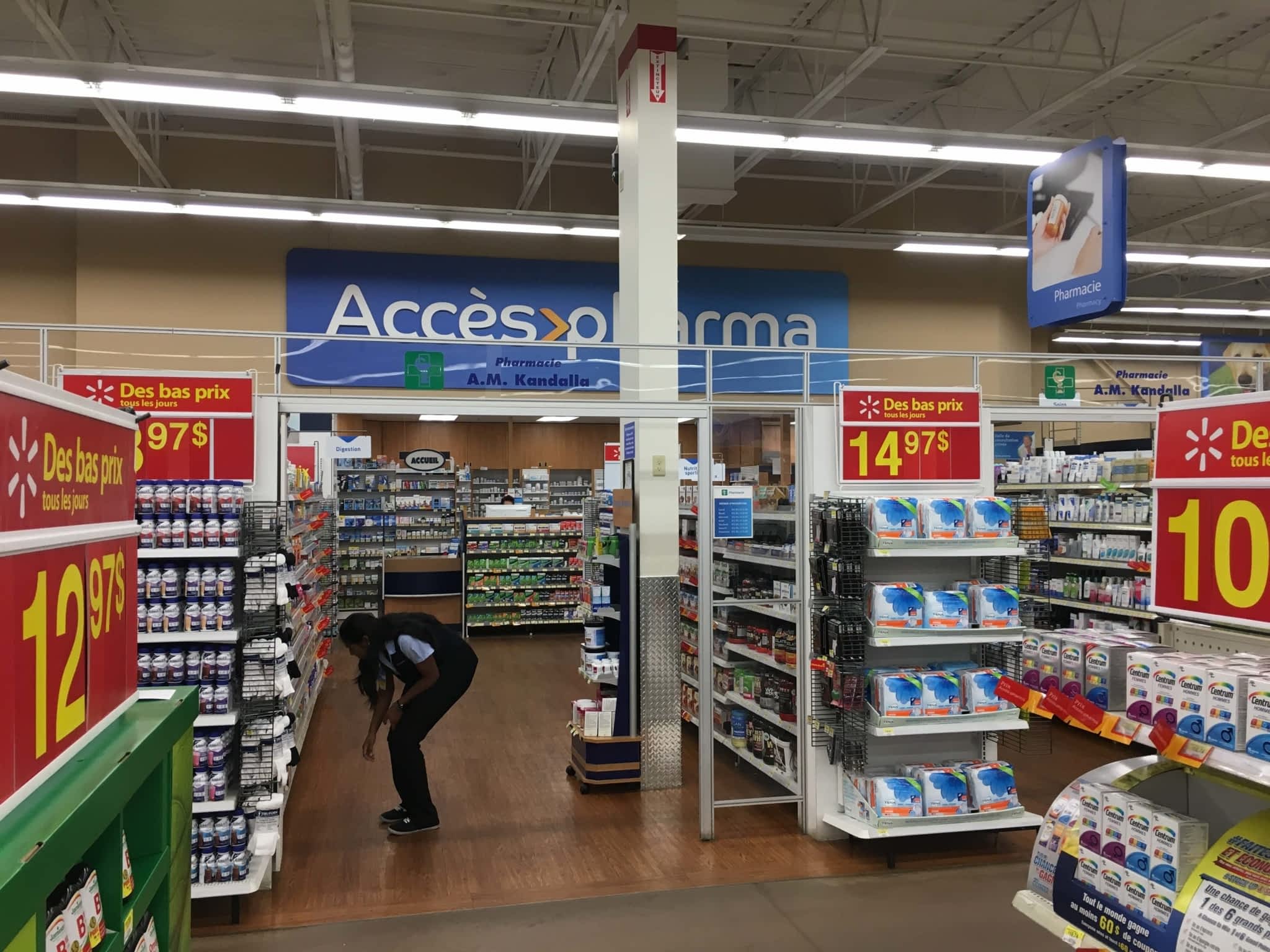 photo Accès pharma chez Walmart