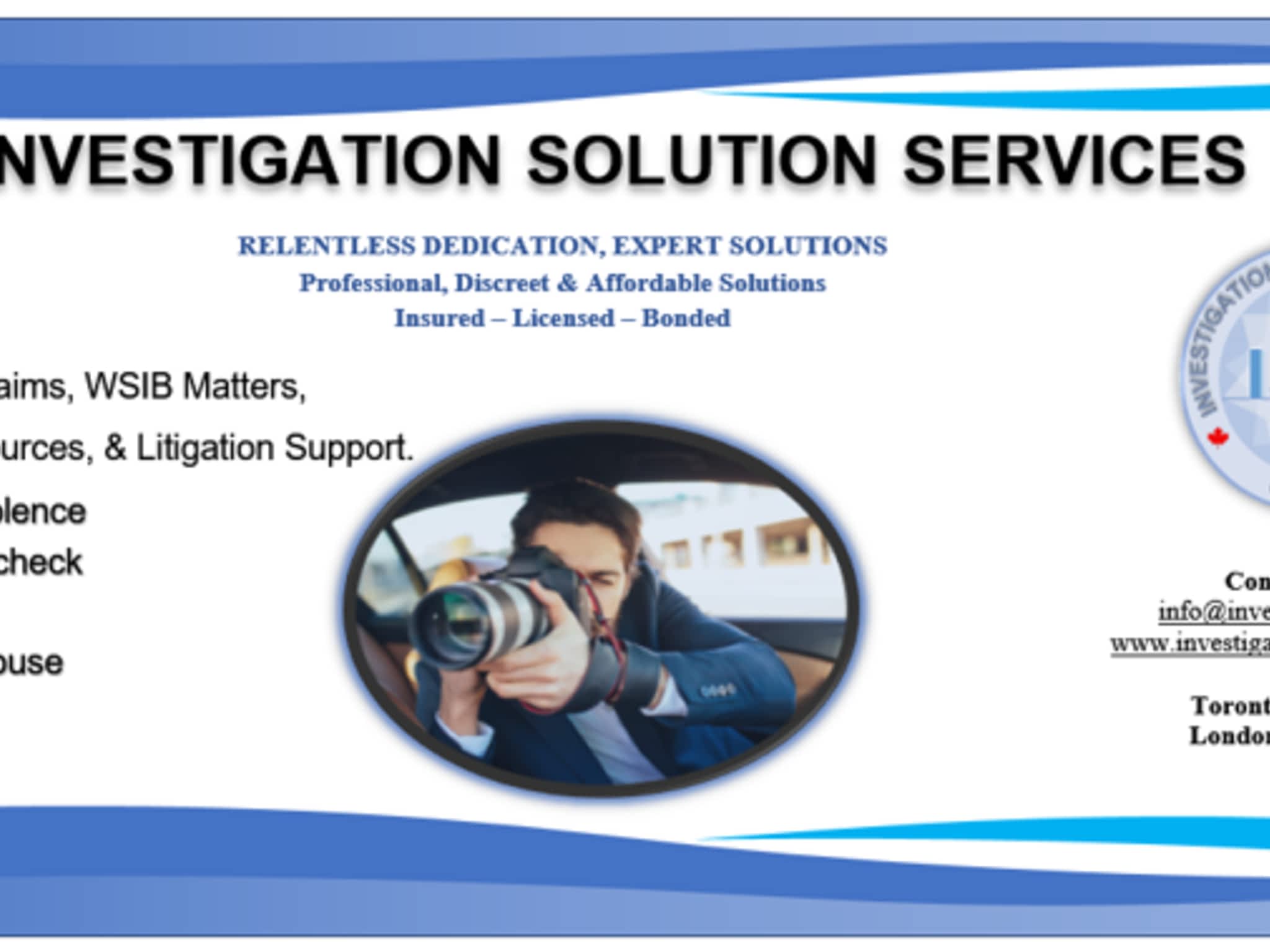 photo Investigation Solution Services