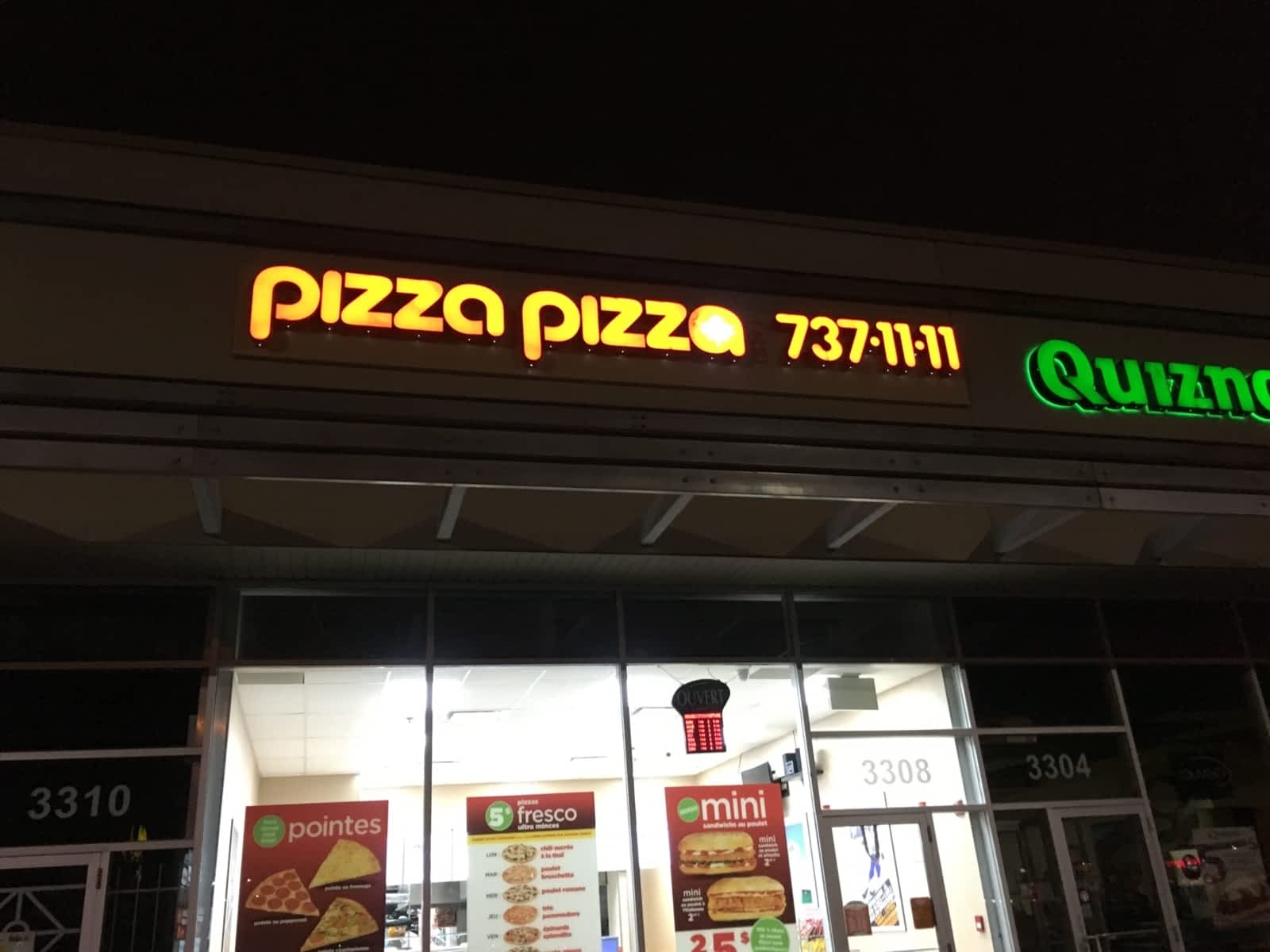 Pizza Pizza Opening Hours 3308, boul Taschereau, Greenfield Park, QC